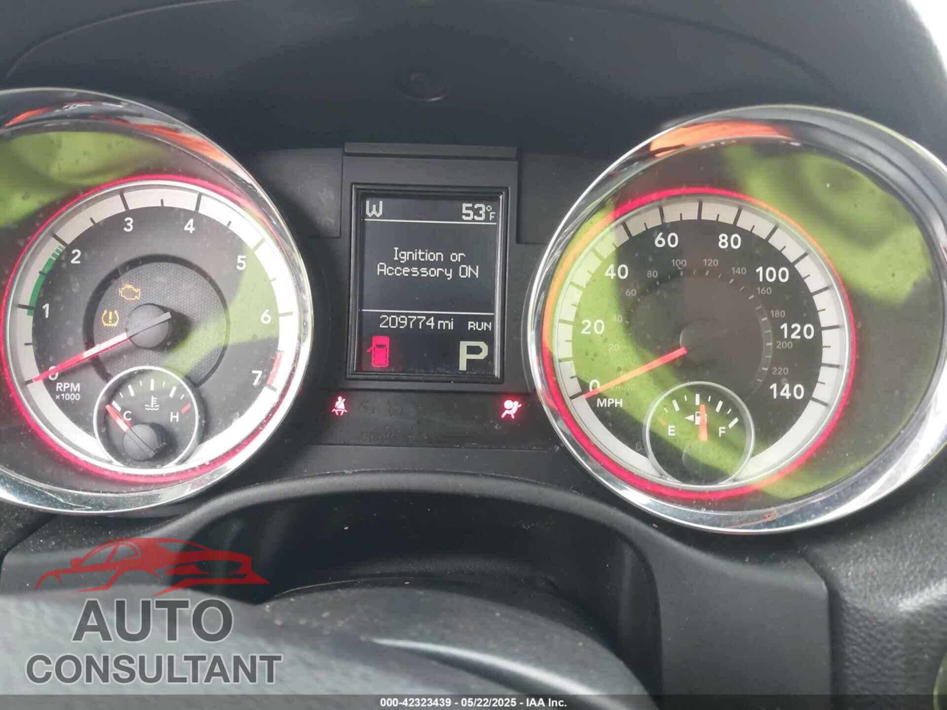 DODGE DURANGO 2013 - 1C4RDJDG1DC696218