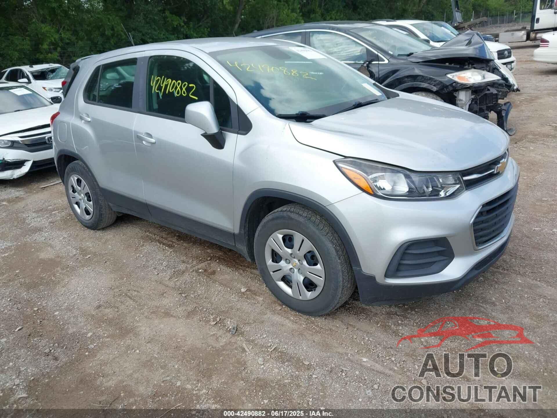 CHEVROLET TRAX 2017 - KL7CJKSB7HB146462