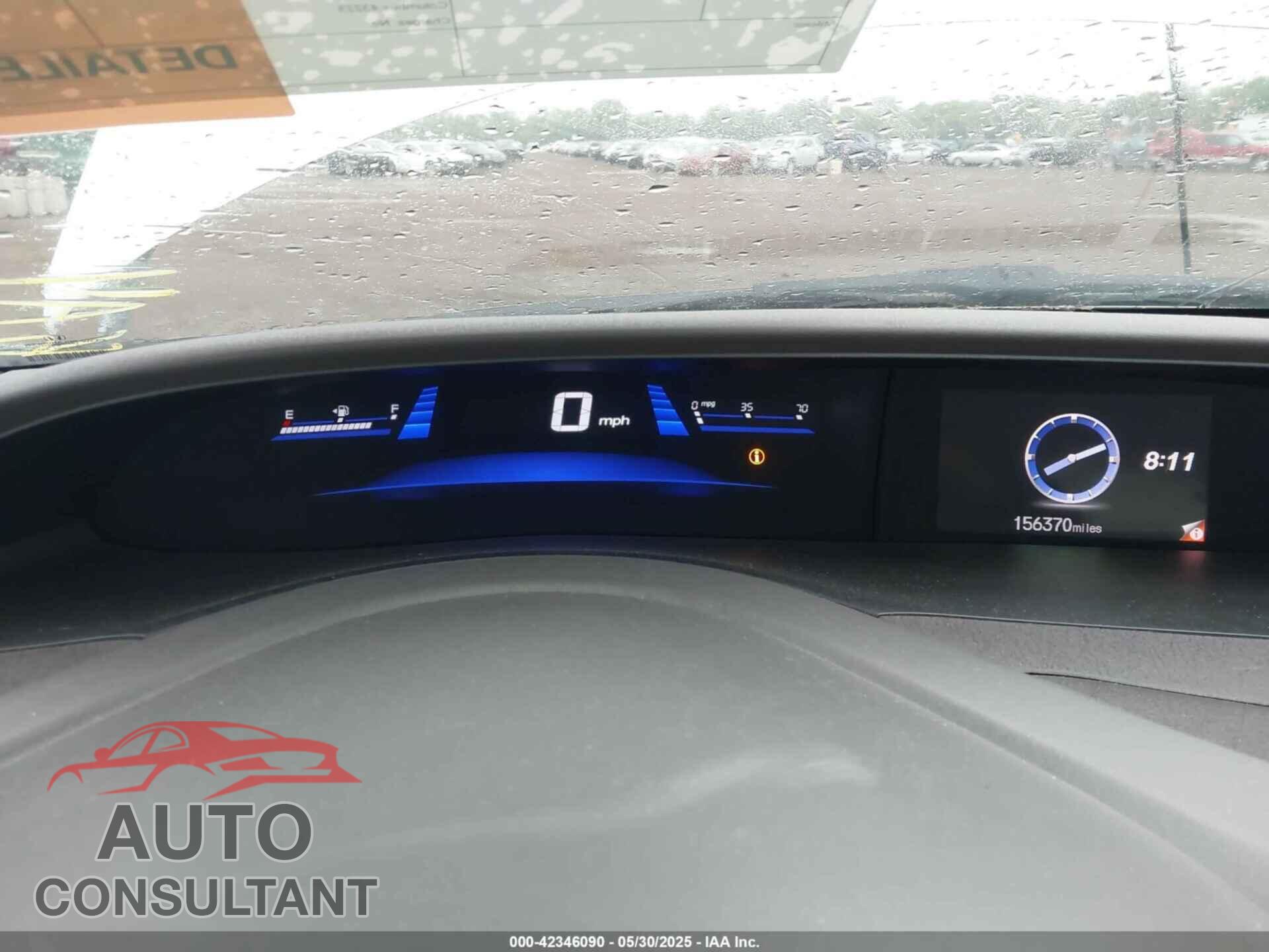 HONDA CIVIC 2012 - 19XFB2F54CE018953