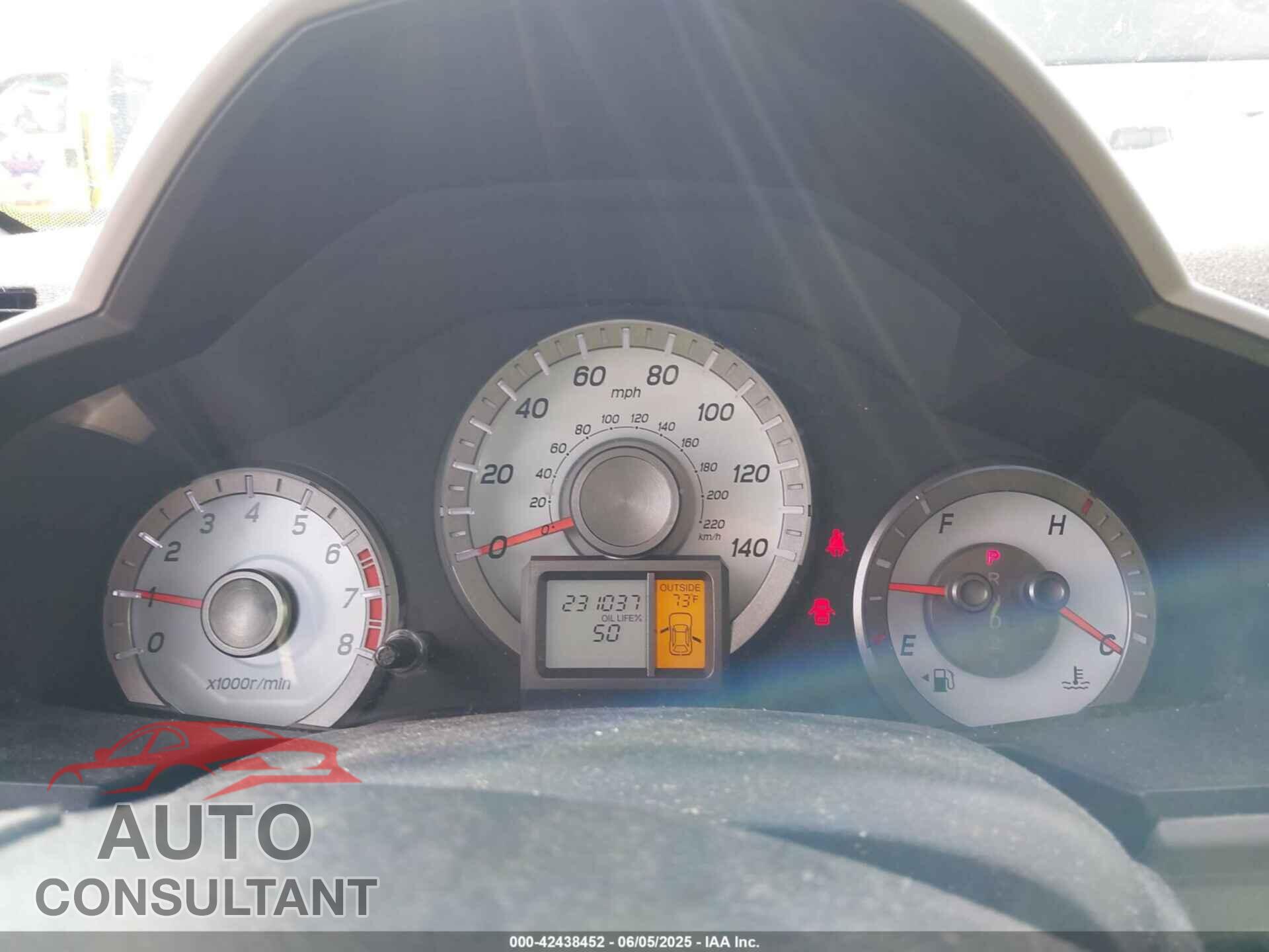 HONDA PILOT 2012 - 5FNYF4H68CB045923
