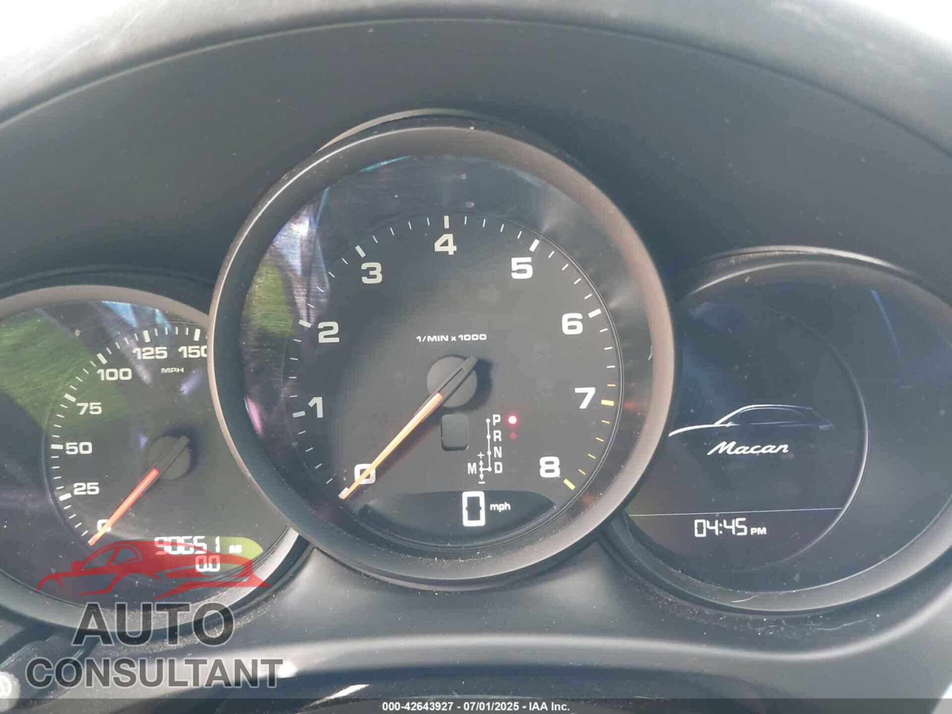 PORSCHE MACAN 2019 - WP1AA2A59KLB03327