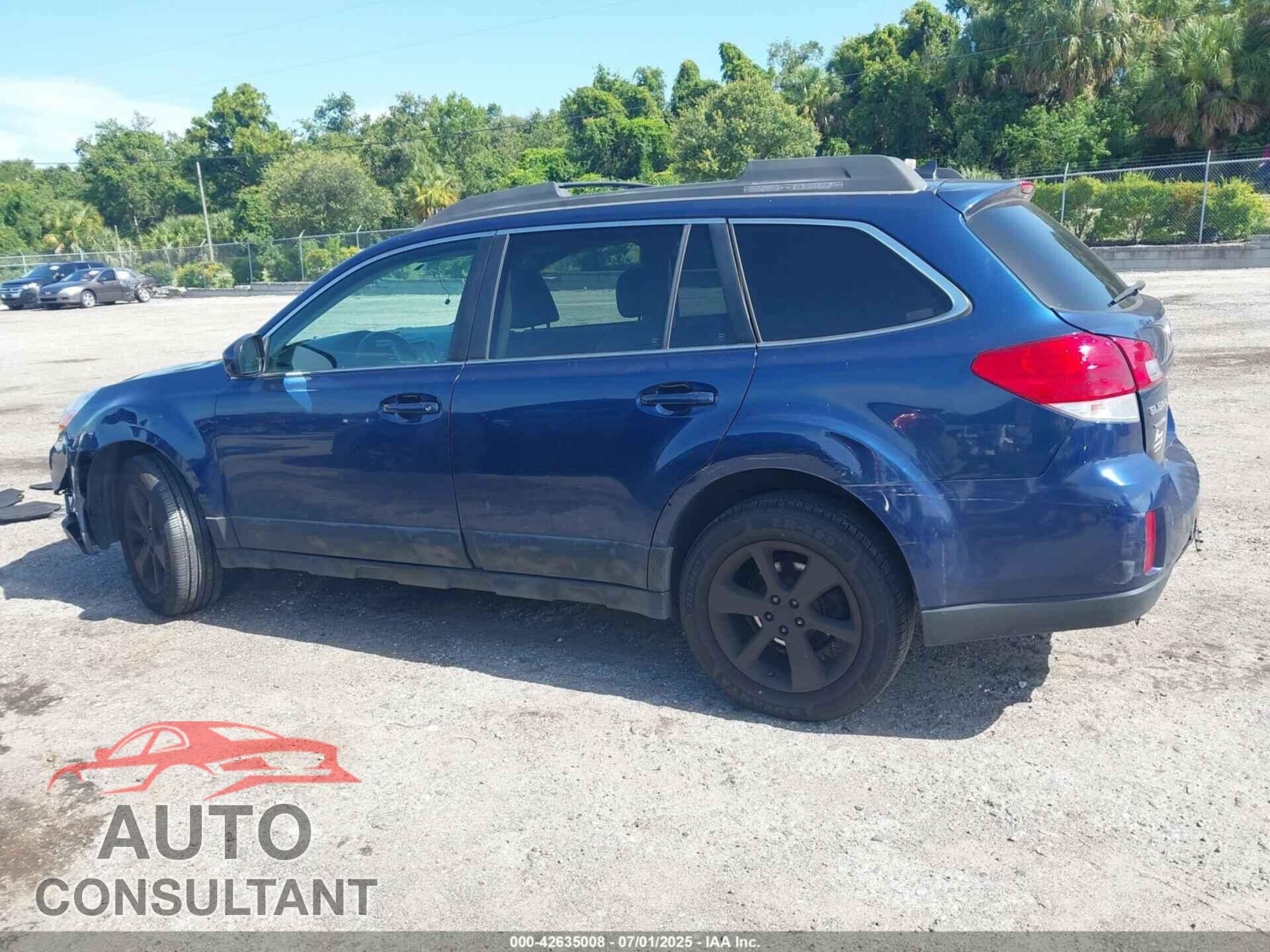 SUBARU OUTBACK 2011 - 4S4BRBLC0B3317659