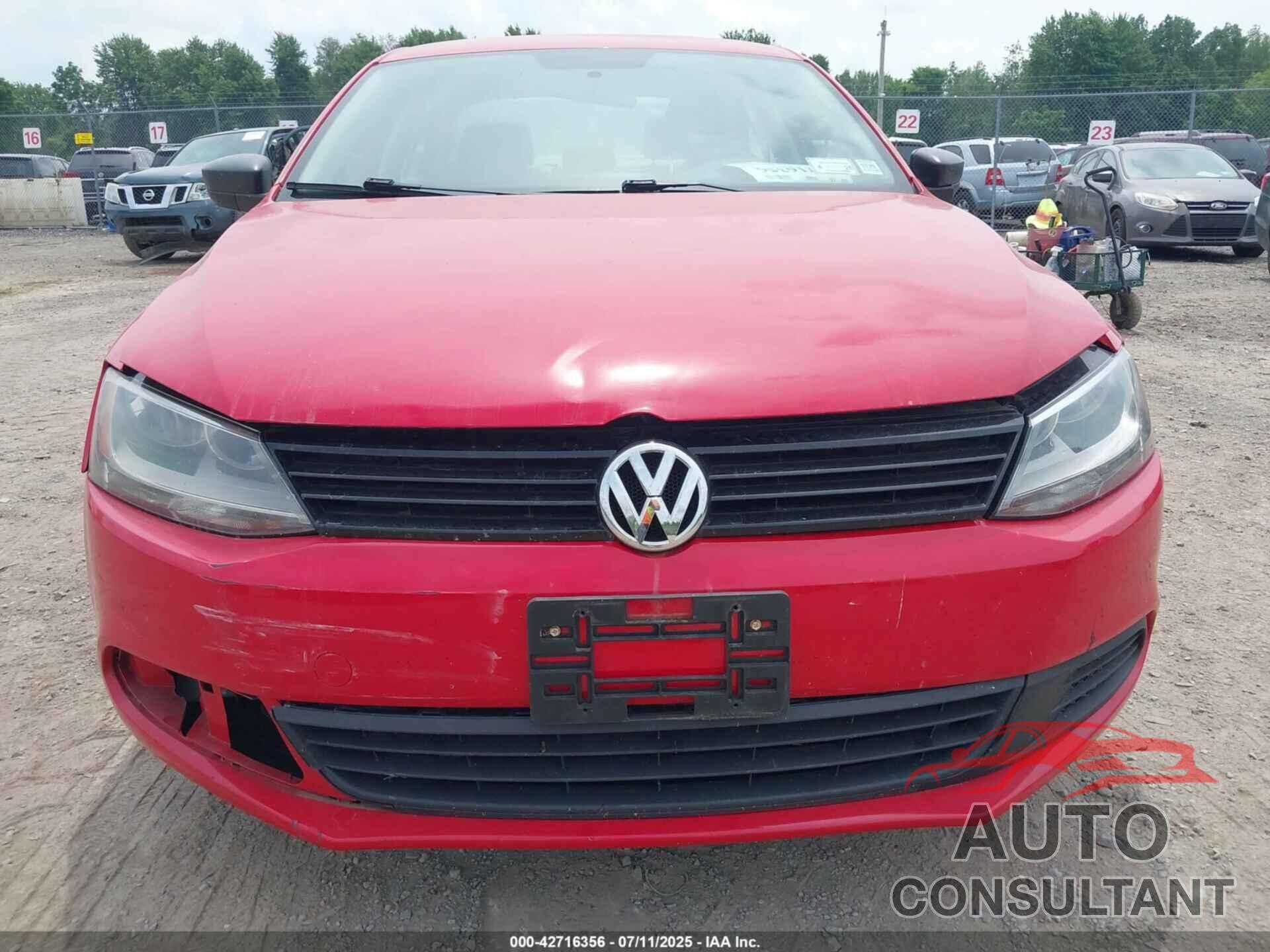 VOLKSWAGEN JETTA 2014 - 3VW1K7AJ9EM390158