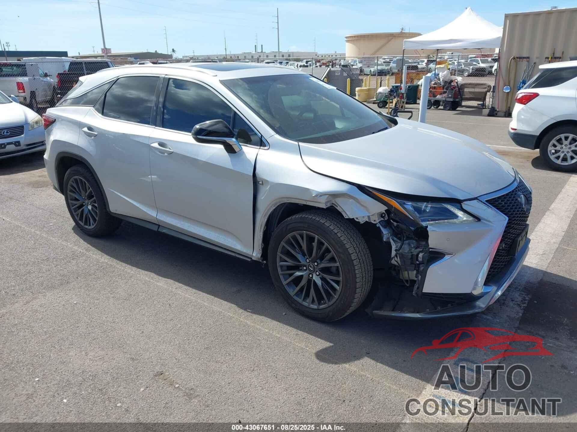 LEXUS RX 350 2016 - 2T2BZMCA2GC017047