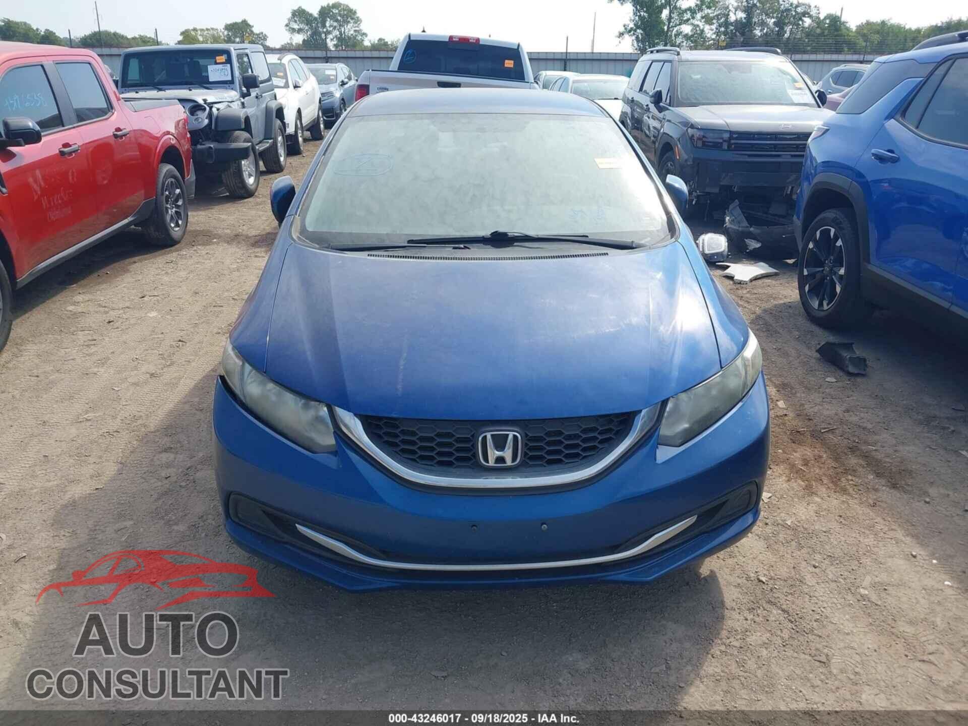 HONDA CIVIC 2014 - 19XFB2F52EE026469