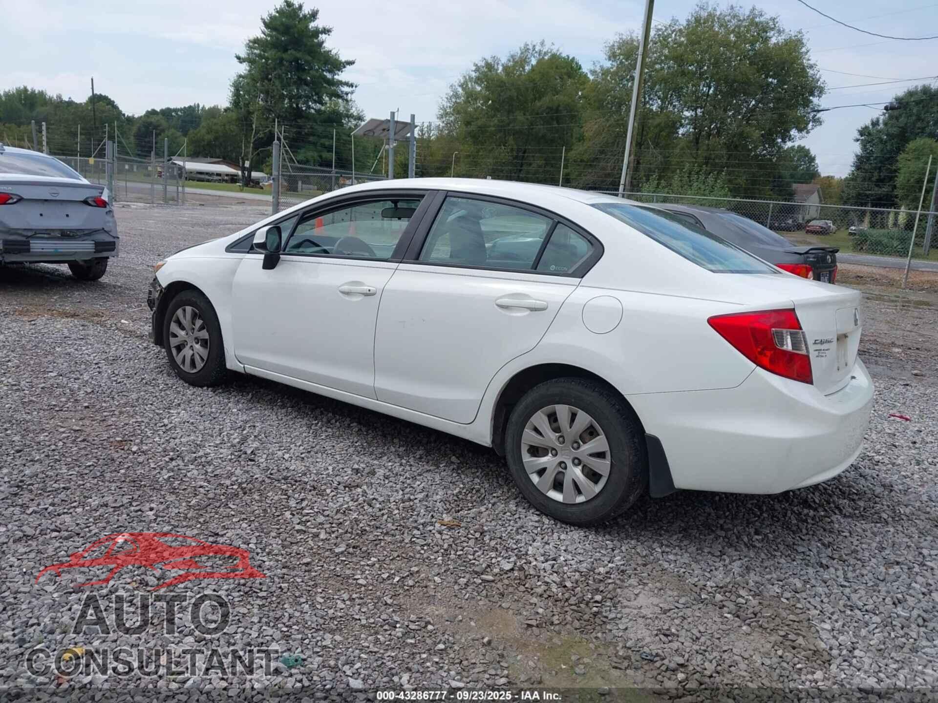 HONDA CIVIC 2012 - 19XFB2F53CE082899