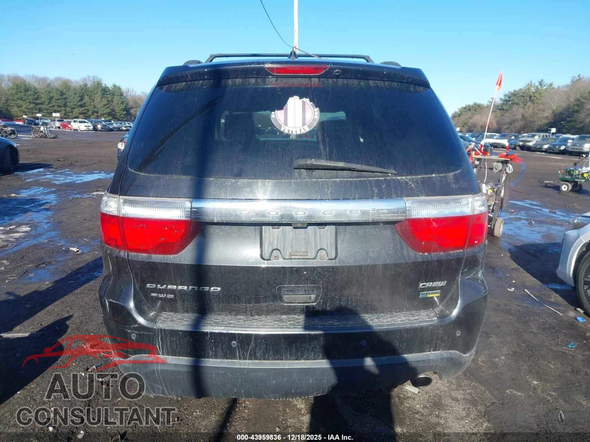 DODGE DURANGO 2012 - 1C4RDJDG5CC265766