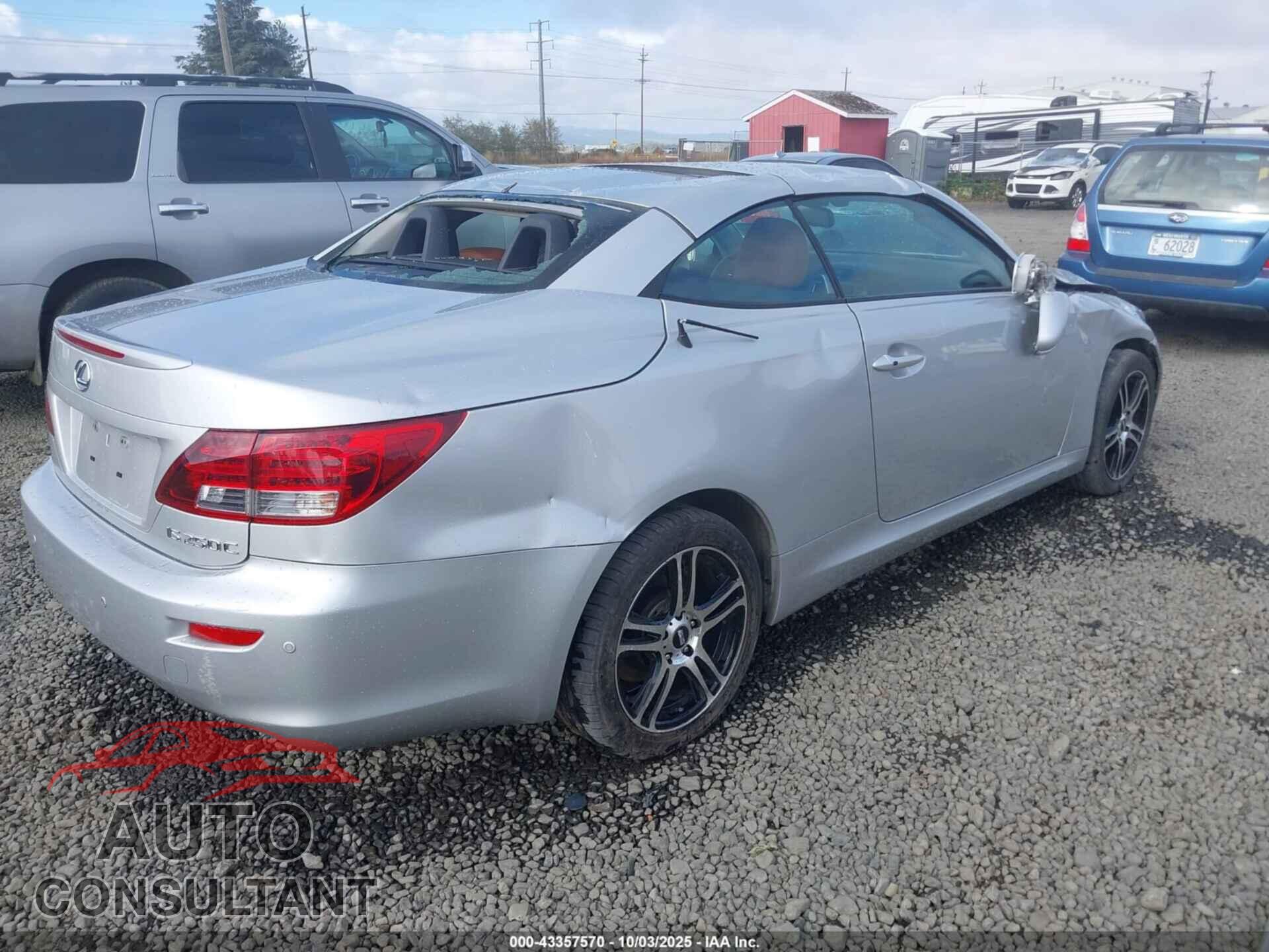 LEXUS IS 250C 2011 - JTHFF2C28B2520146