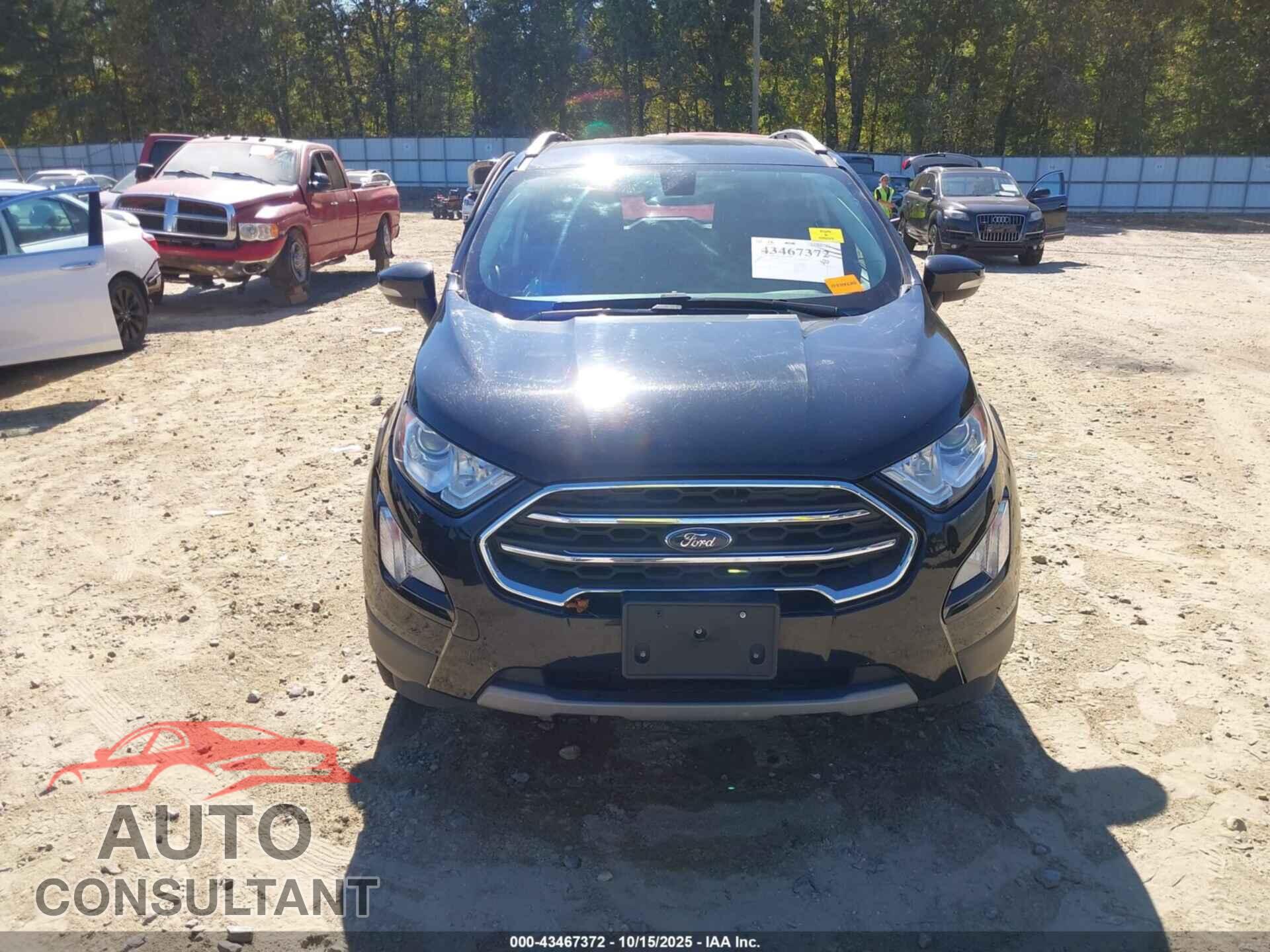 FORD ECOSPORT 2019 - MAJ6S3KL2KC274370