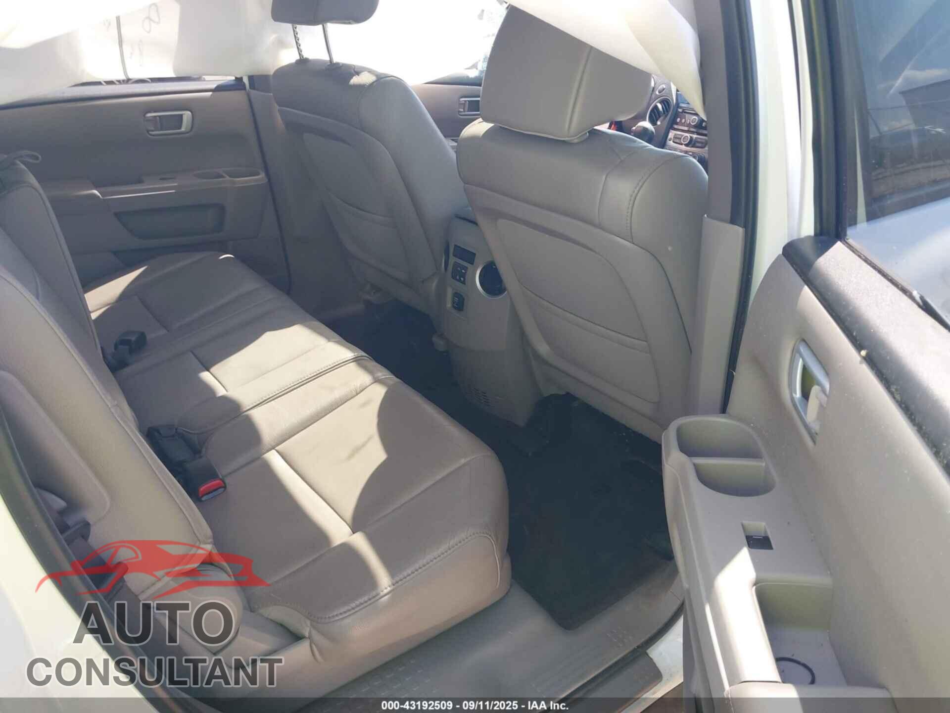HONDA PILOT 2012 - 5FNYF3H53CB014709