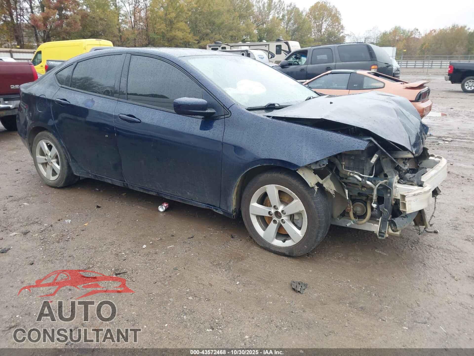 DODGE DART 2015 - 1C3CDFBB4FD415394