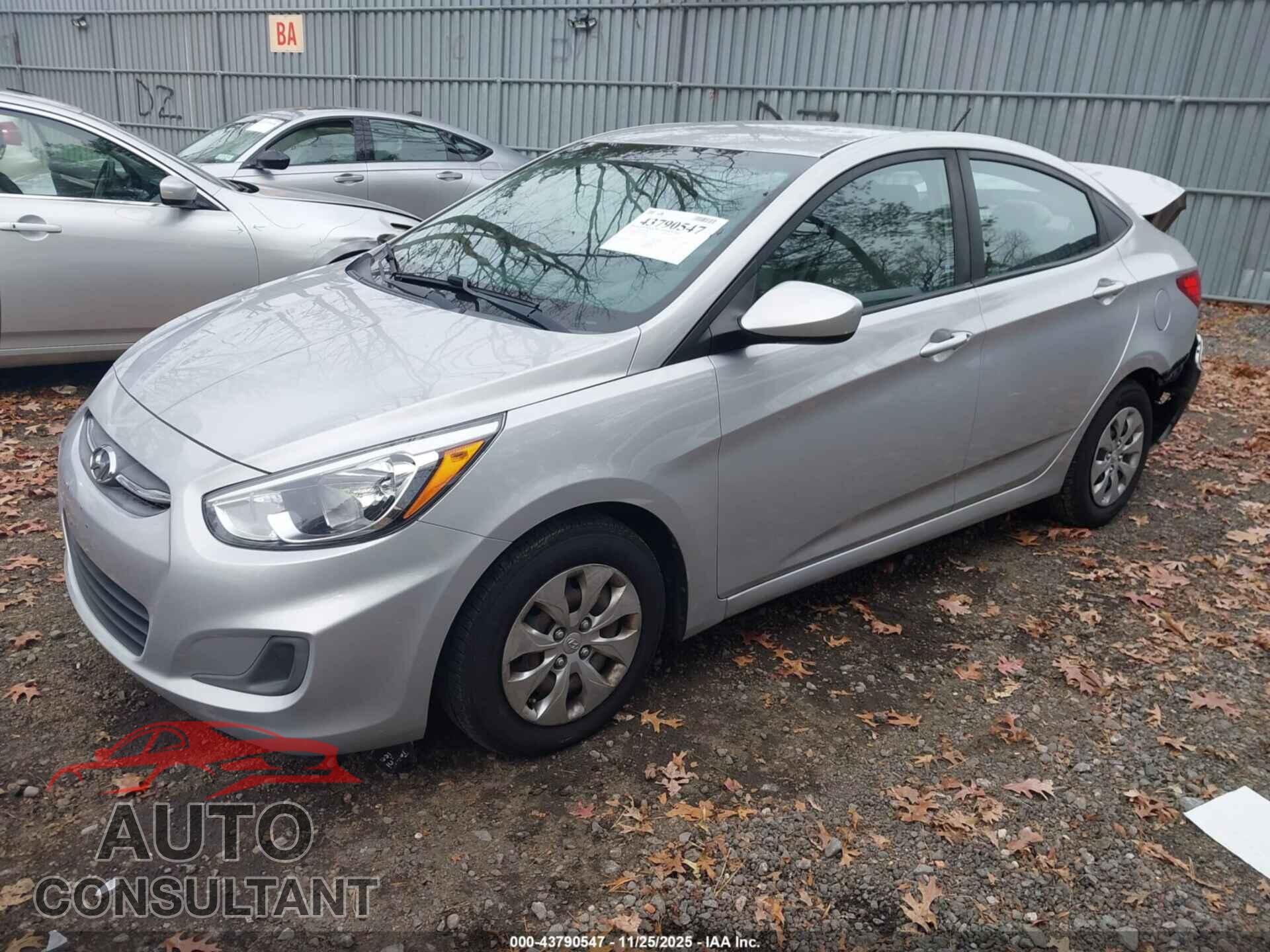 HYUNDAI ACCENT 2017 - KMHCT4AE6HU310076