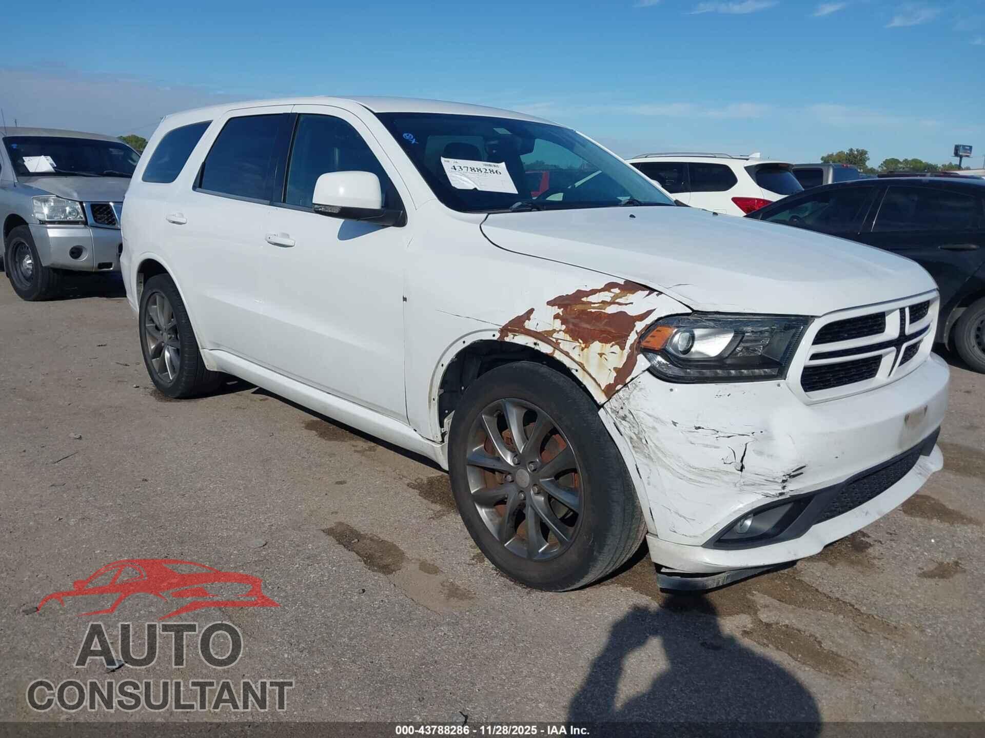 DODGE DURANGO 2017 - 1C4RDHDGXHC930483