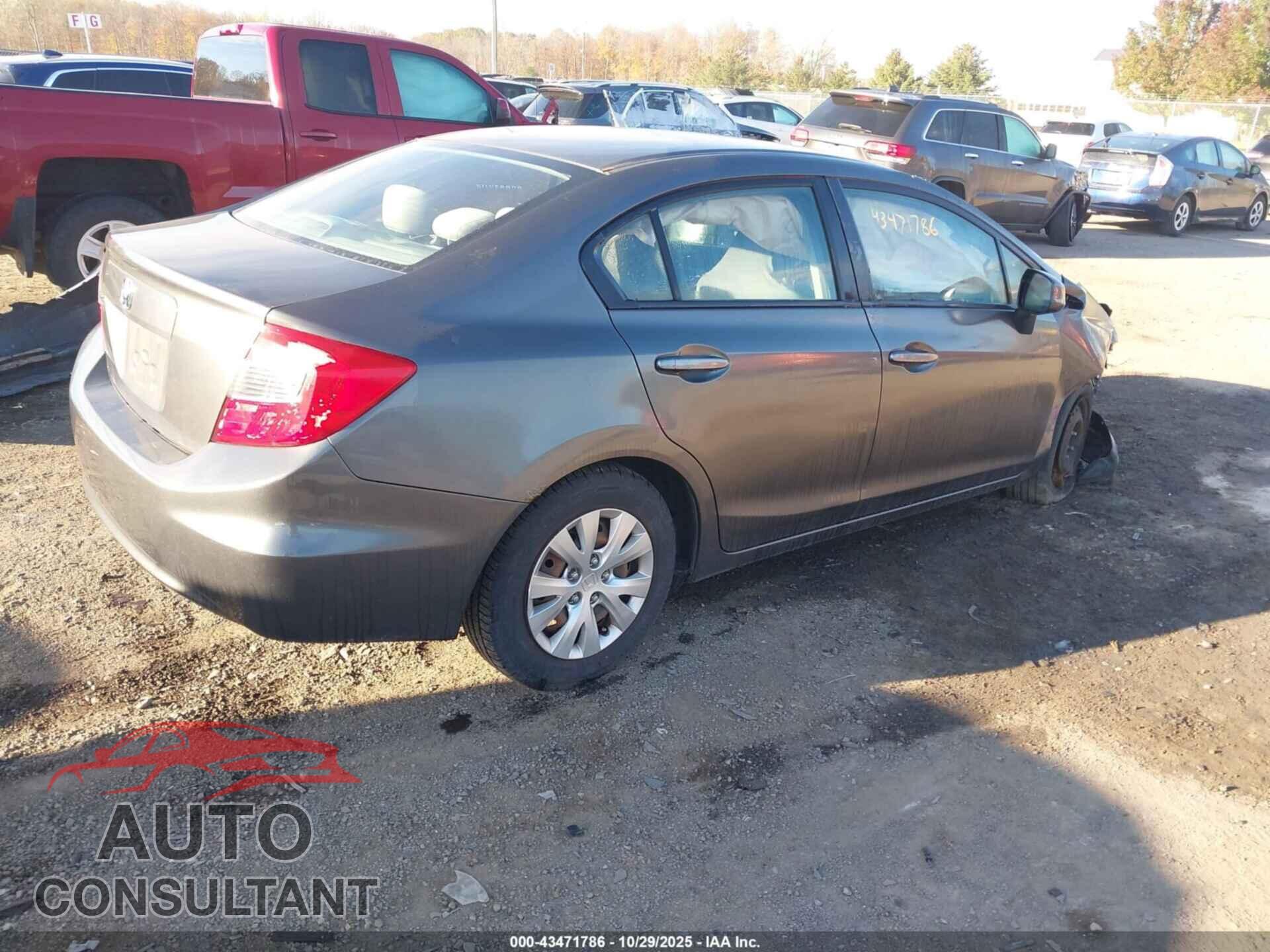 HONDA CIVIC 2012 - 2HGFB2F59CH586444