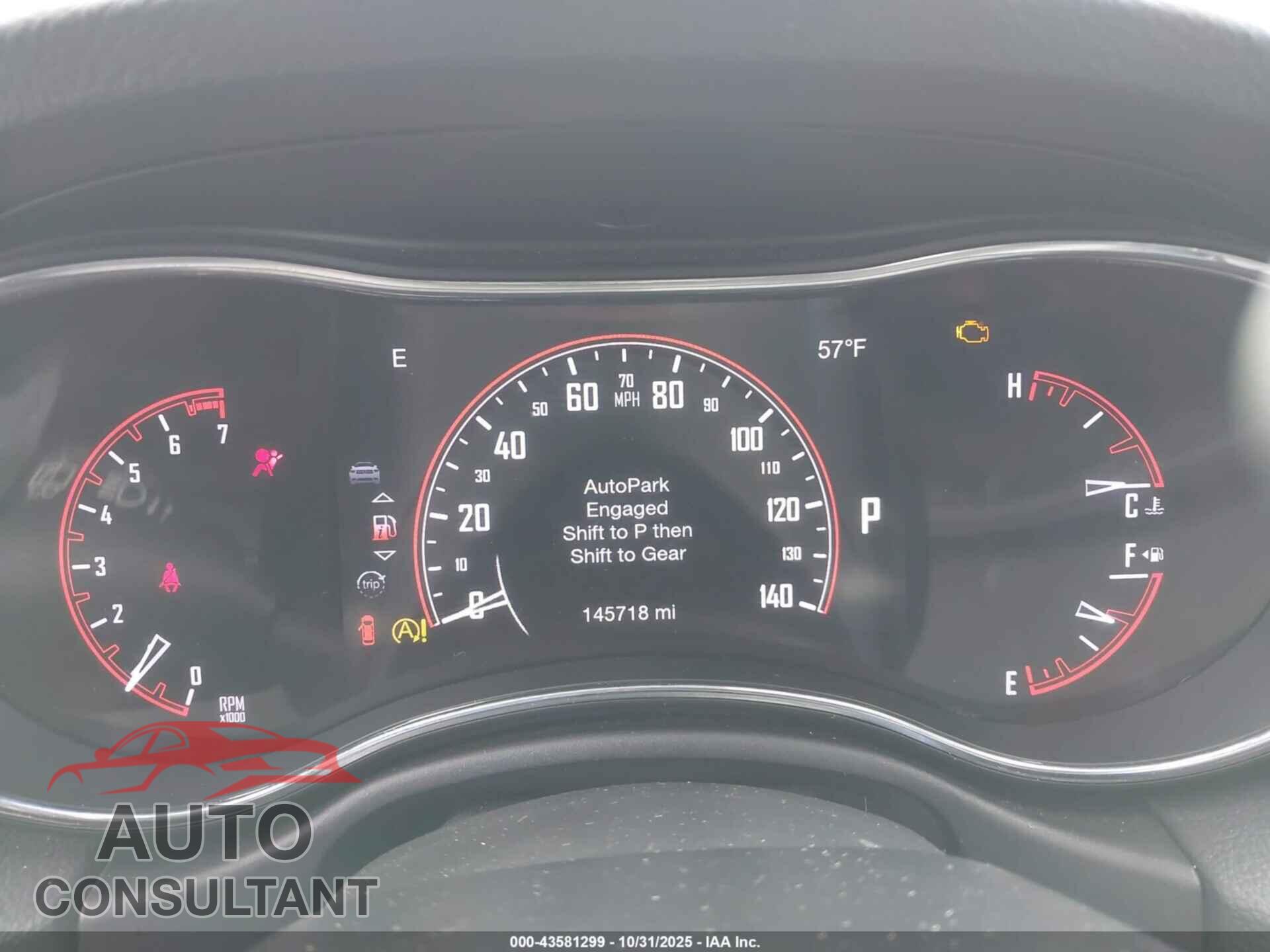 DODGE DURANGO 2017 - 1C4RDJDG2HC737610