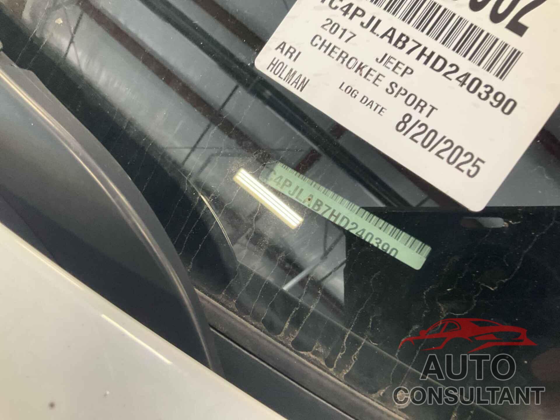 JEEP CHEROKEE 2017 - 1C4PJLAB7HD240390