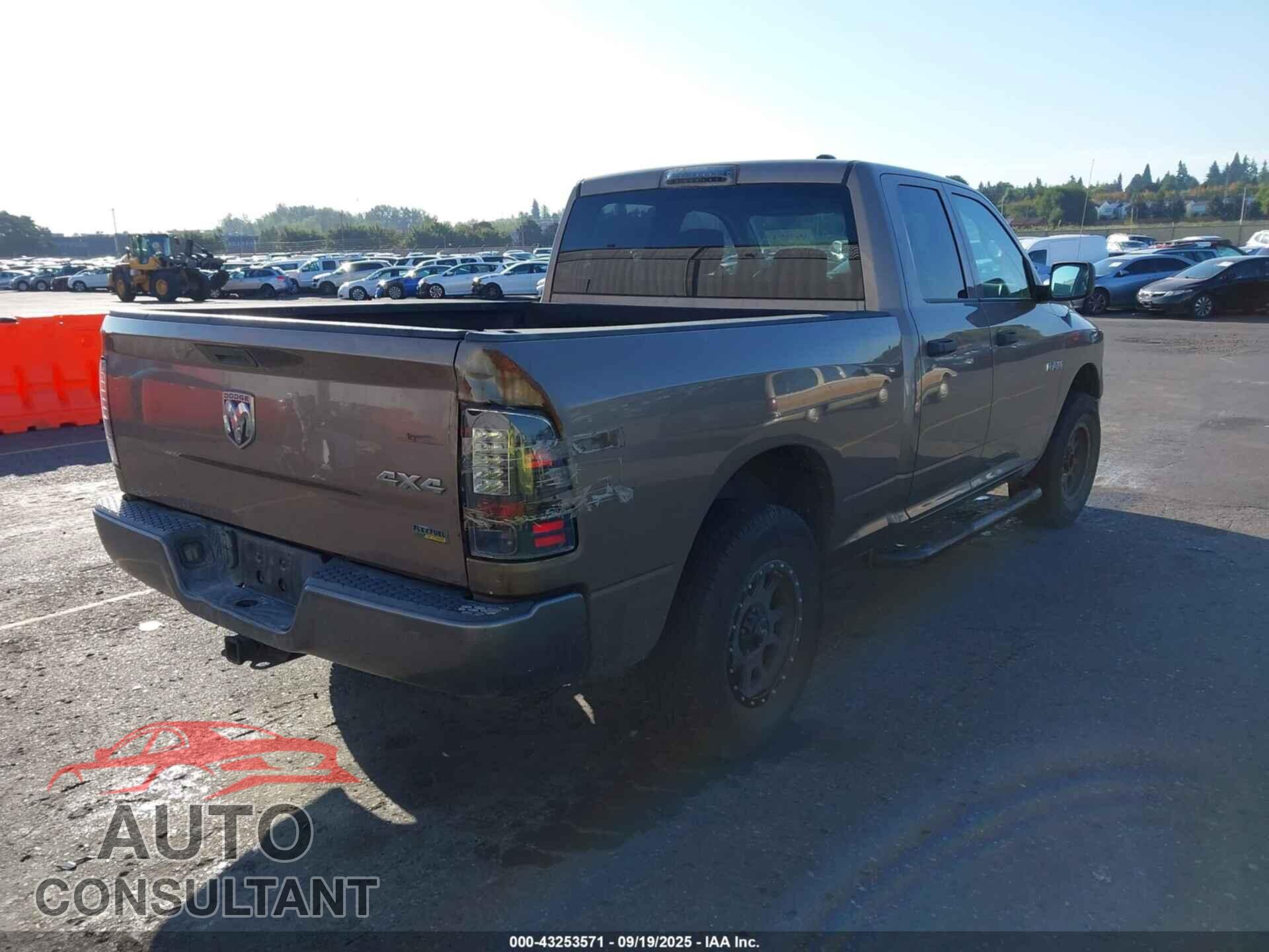 DODGE RAM 1500 2010 - 1D7RV1GP9AS242539