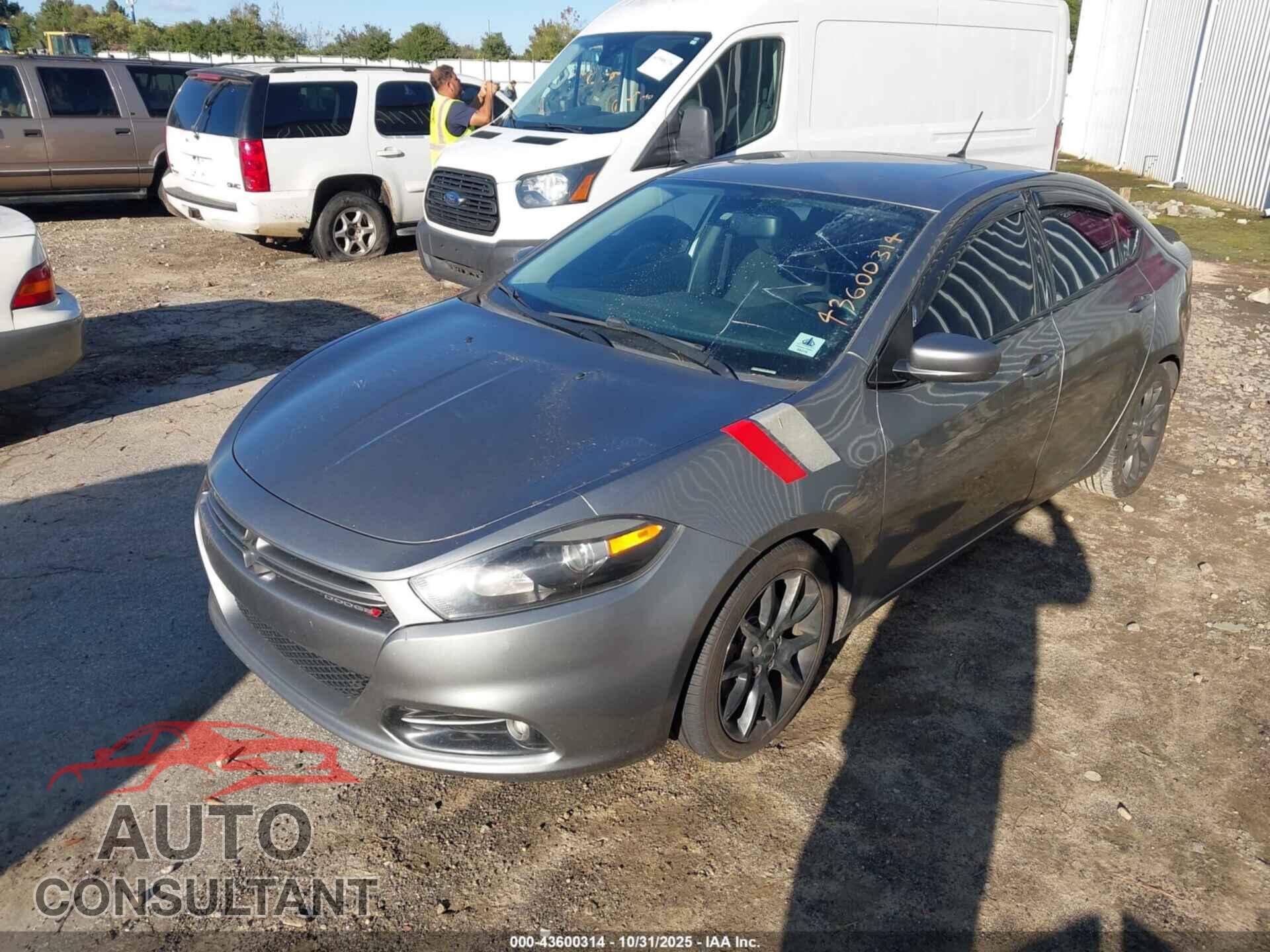 DODGE DART 2013 - 1C3CDFBA6DD328682
