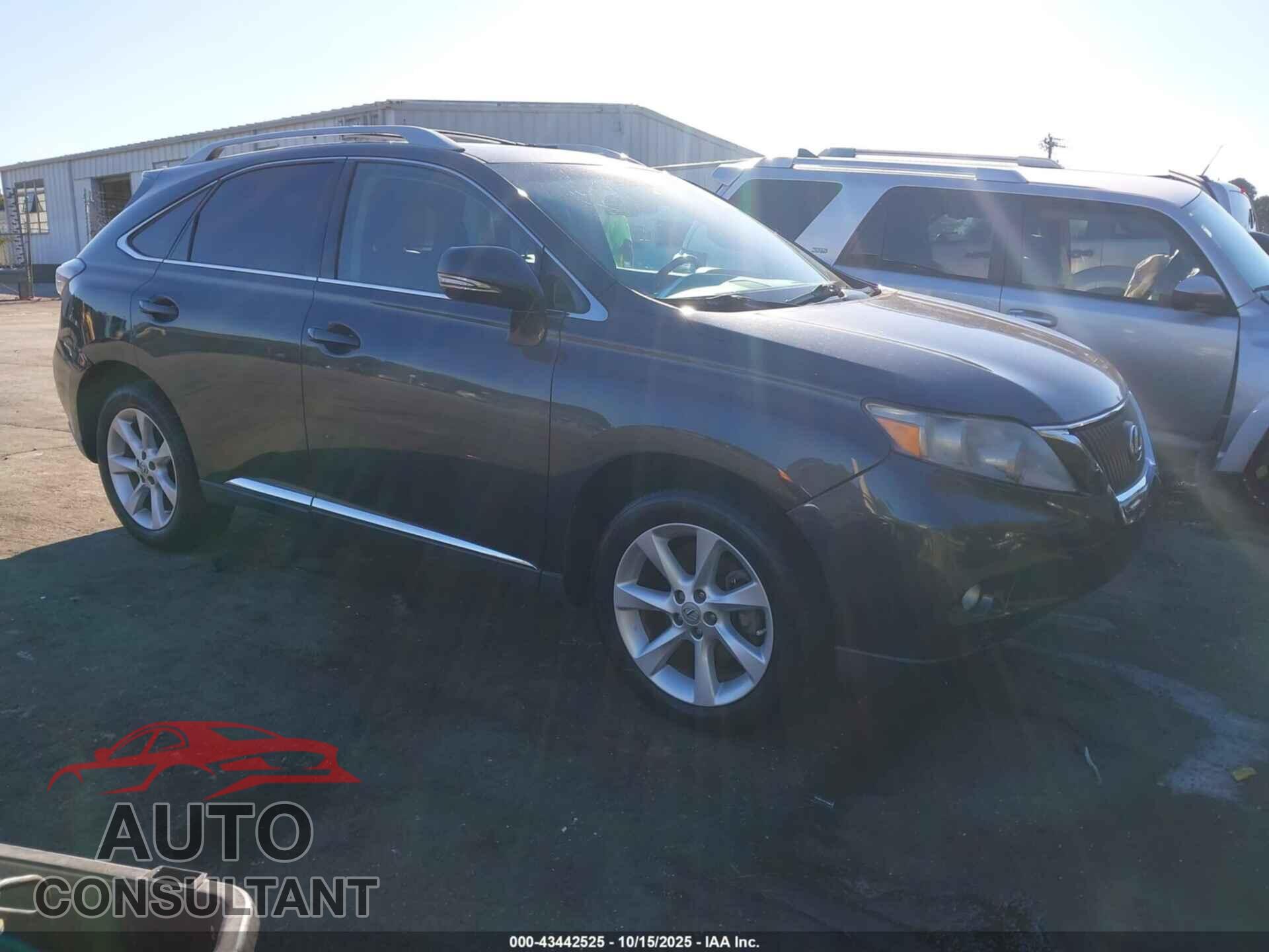 LEXUS RX 350 2010 - 2T2BK1BA8AC061663