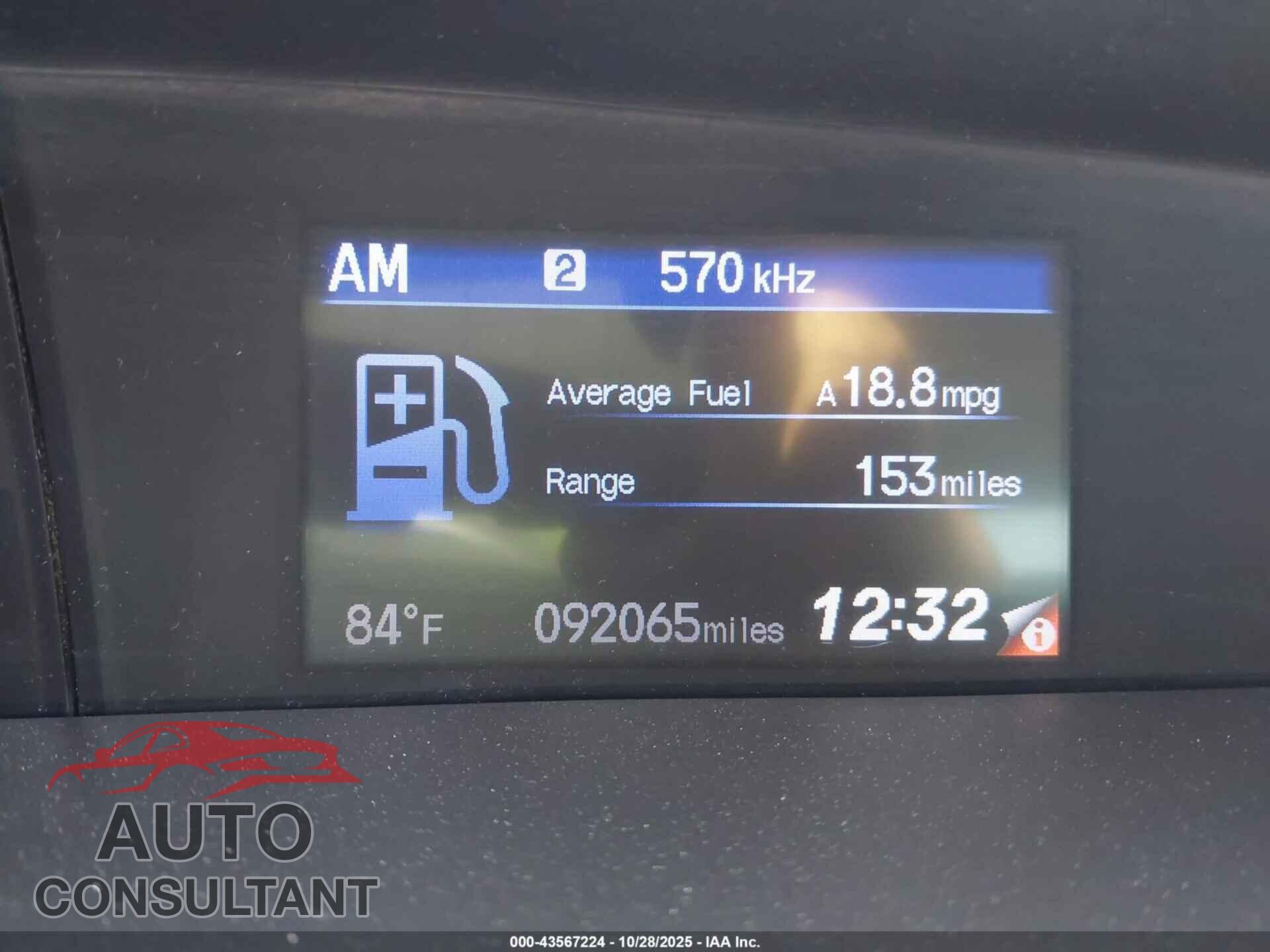 HONDA CIVIC 2013 - 19XFB2F57DE292682