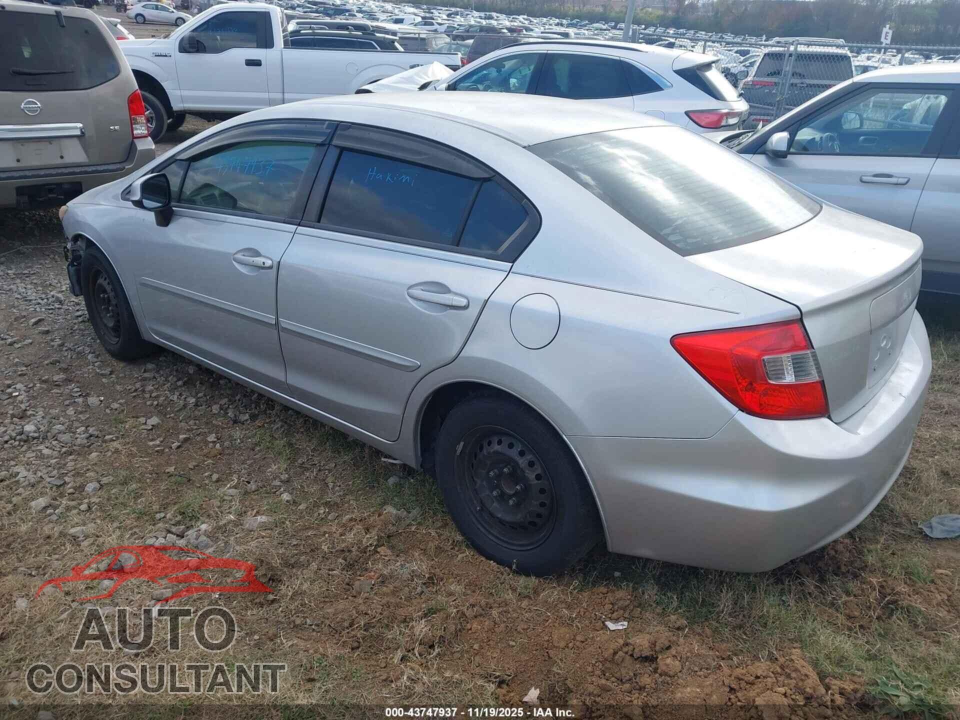 HONDA CIVIC 2012 - 19XFB2E50CE053412