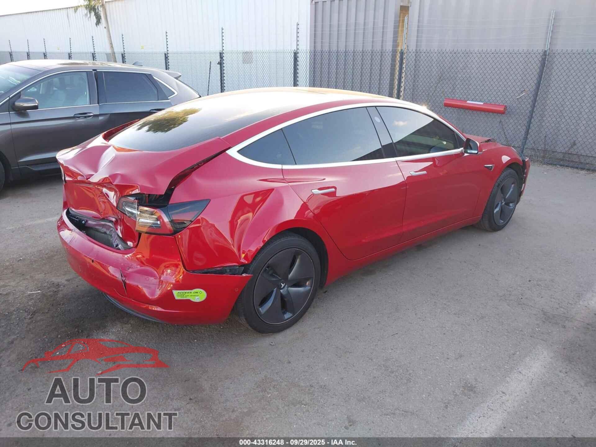 TESLA MODEL 3 2018 - 5YJ3E1EA8JF045888