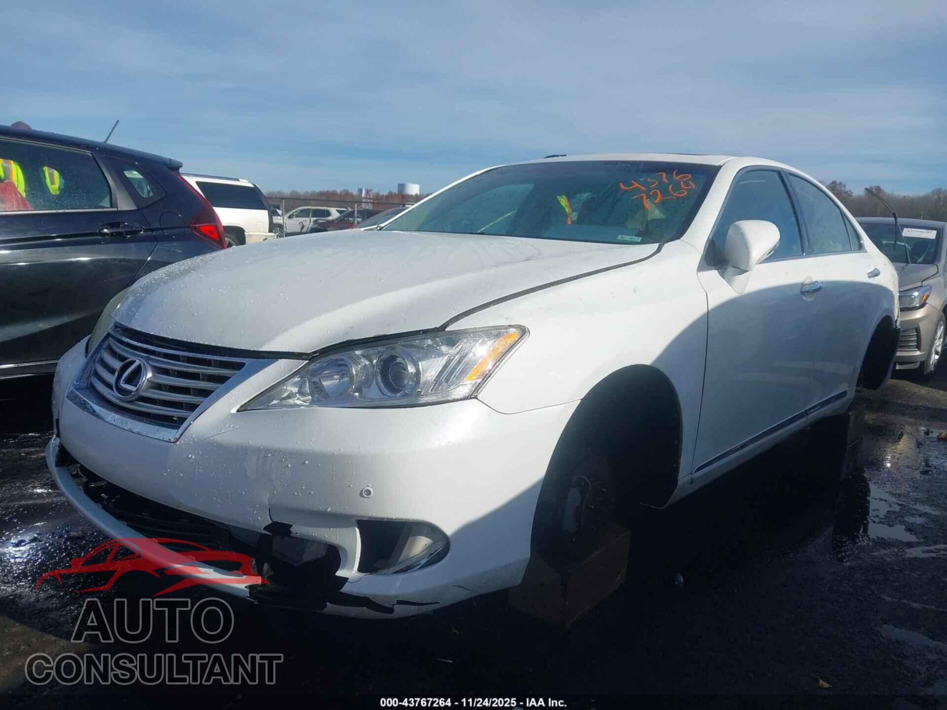 LEXUS ES 350 2011 - JTHBK1EG6B2433455