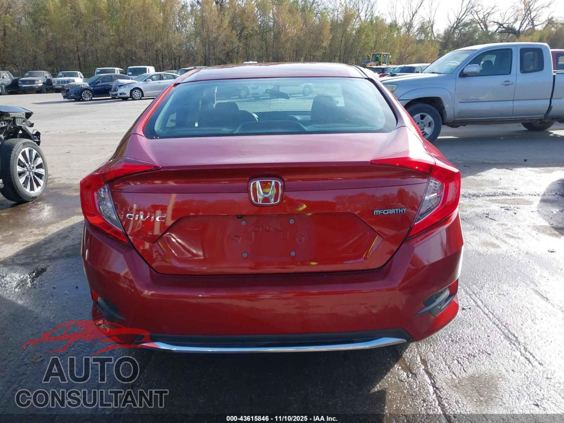 HONDA CIVIC 2020 - 19XFC2F67LE002252