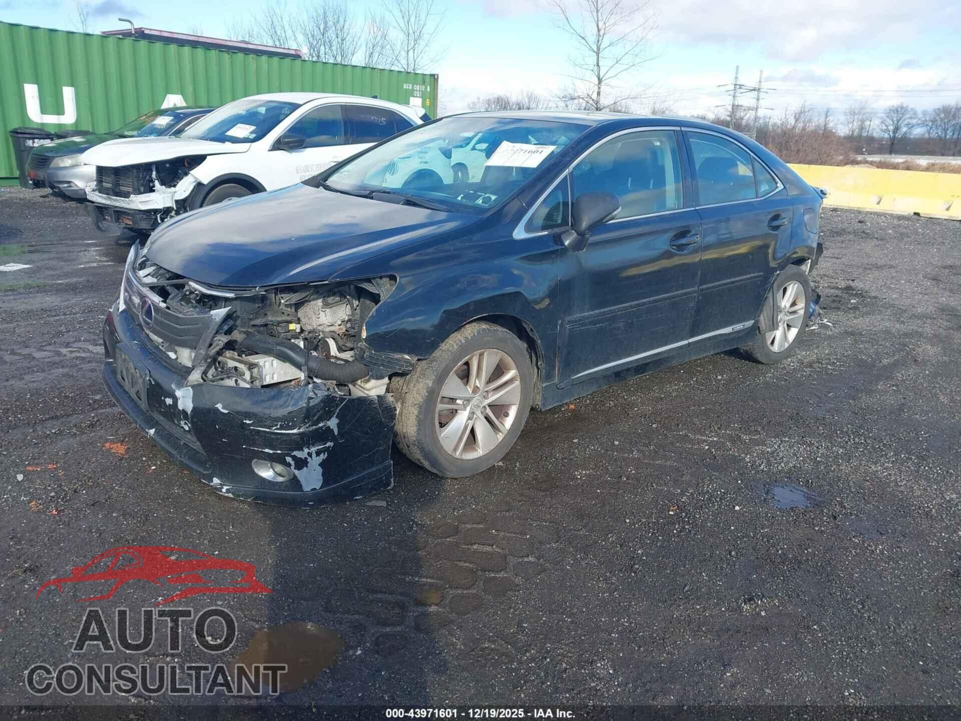 LEXUS HS 250H 2010 - JTHBB1BA9A2004969