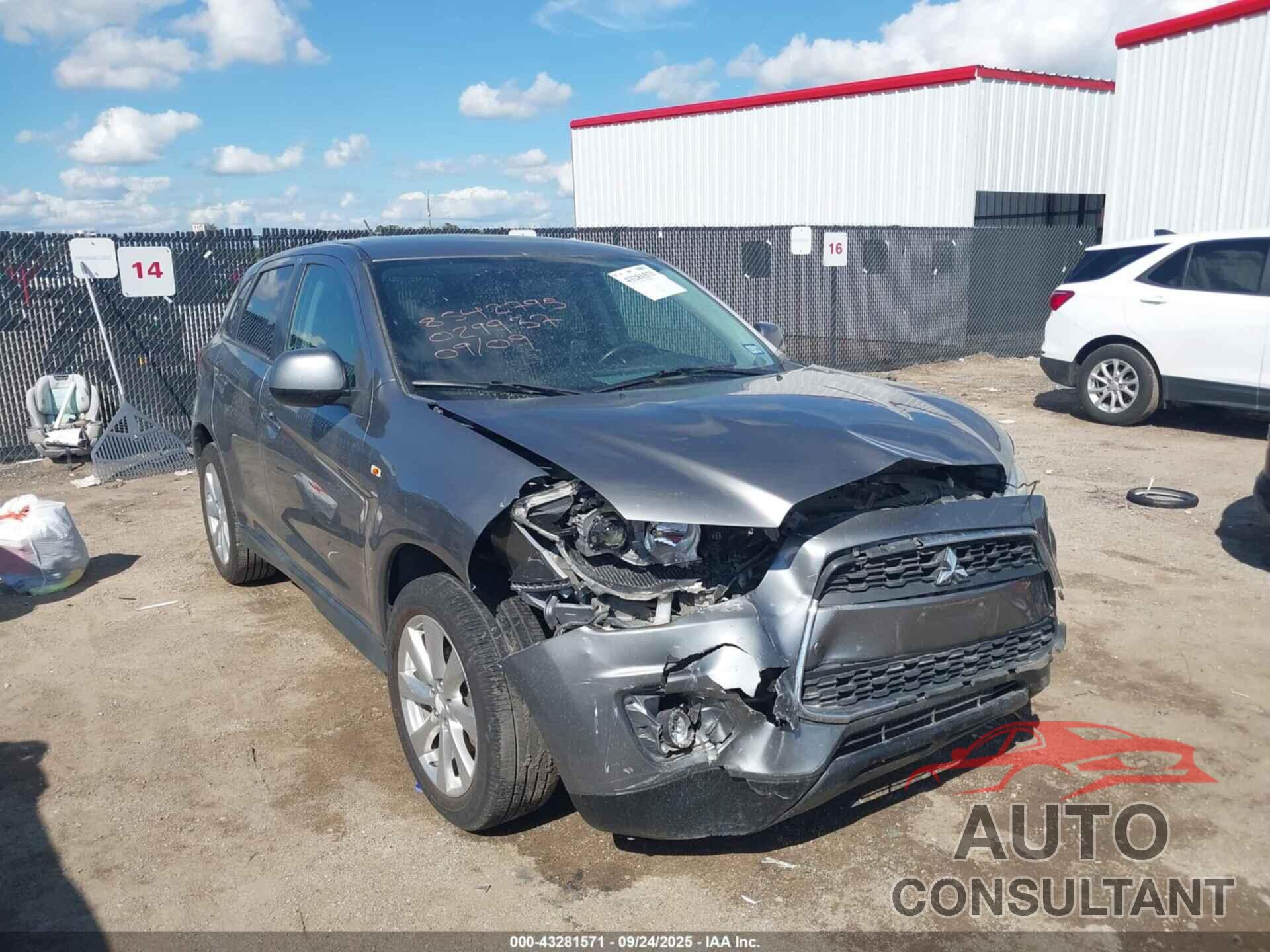 MITSUBISHI OUTLANDER SPORT 2015 - 4A4AP3AU5FE029937