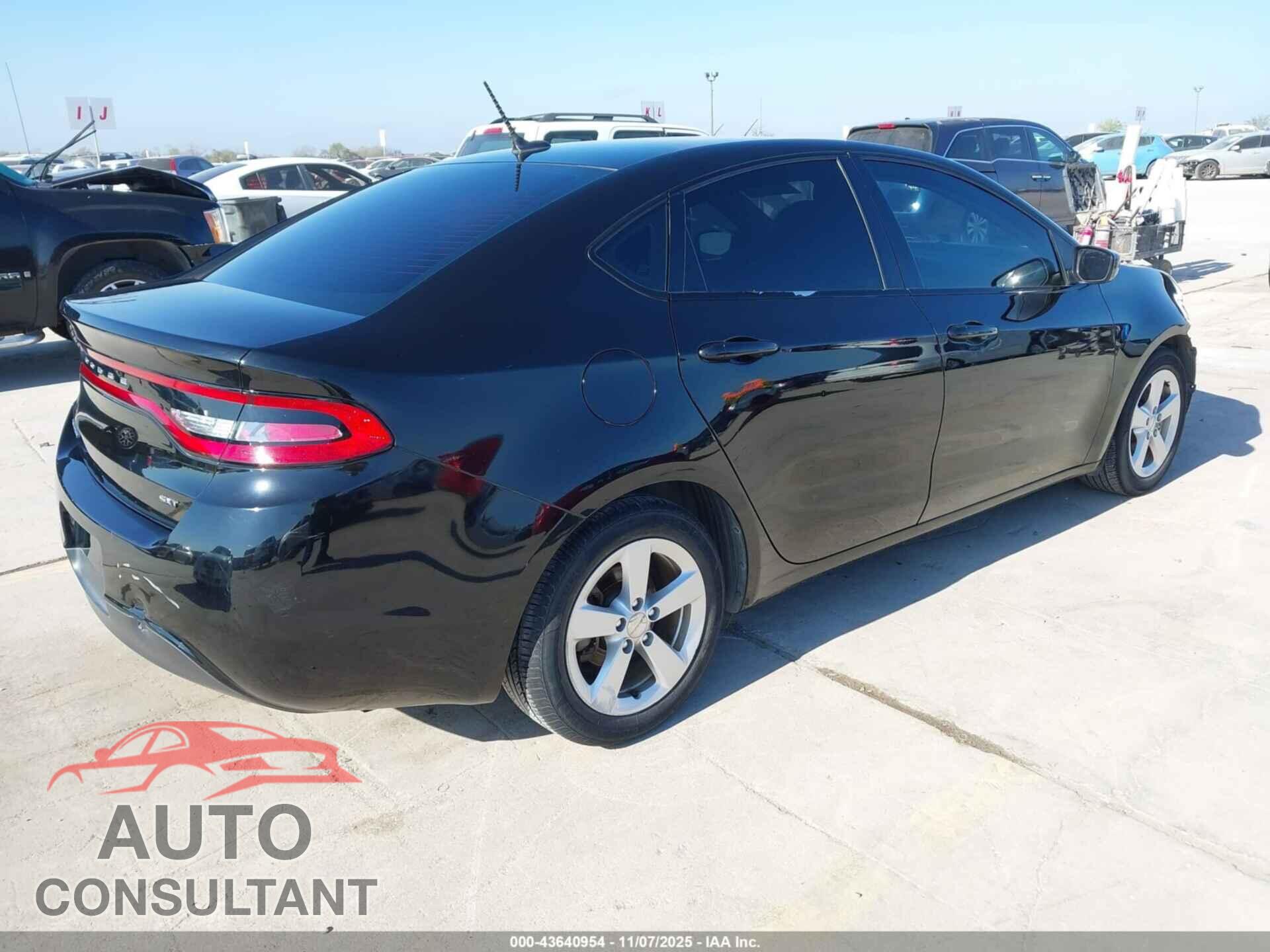 DODGE DART 2016 - 1C3CDFBBXGD529336