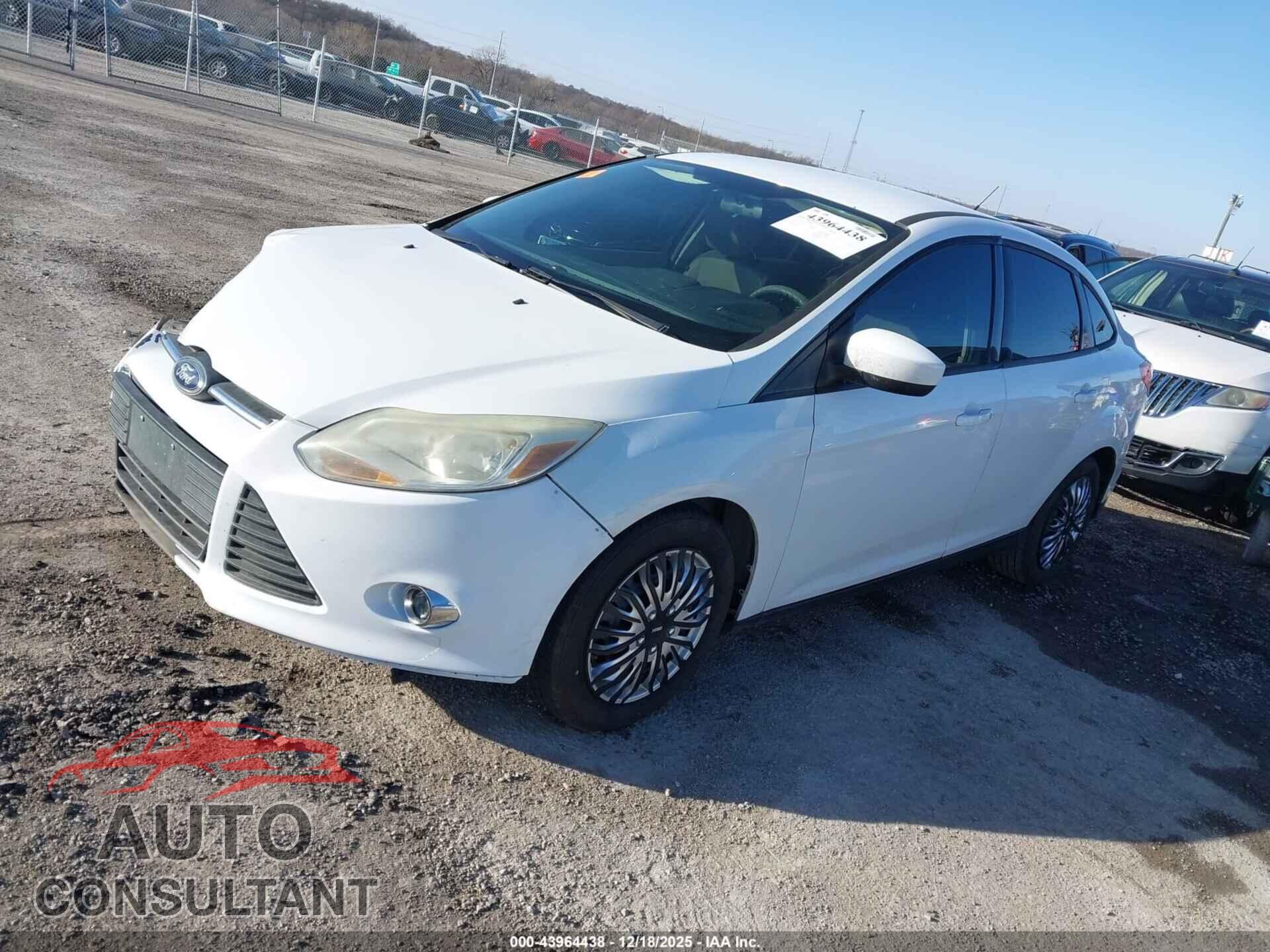 FORD FOCUS 2012 - 1FAHP3F2XCL258687