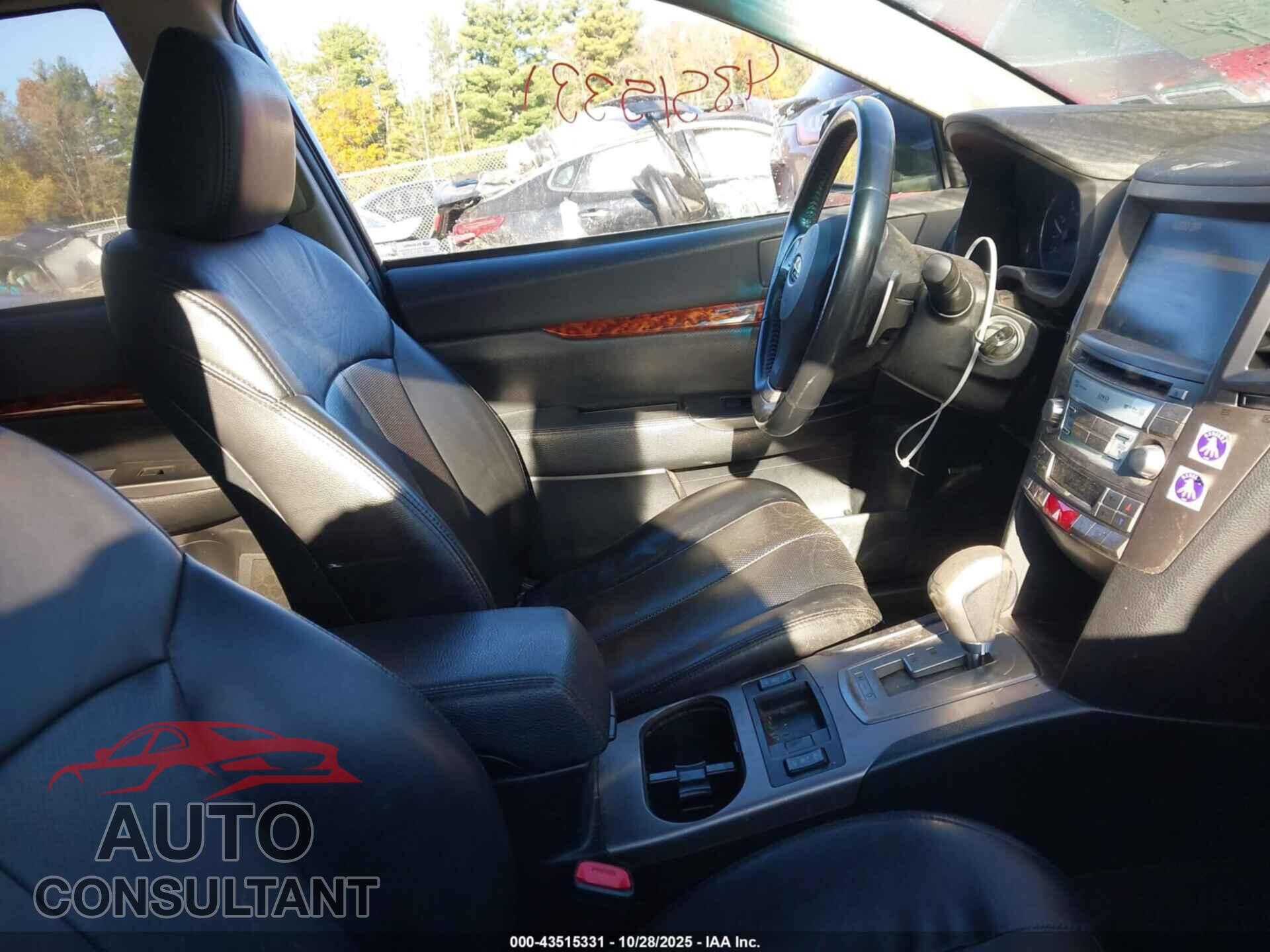 SUBARU OUTBACK 2012 - 4S4BRBLC4C3221096