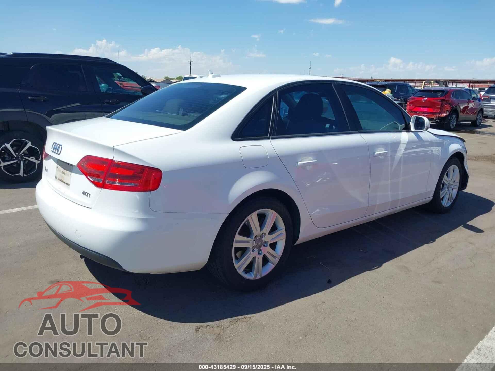 AUDI A4 2011 - WAUAFAFL2BN019727