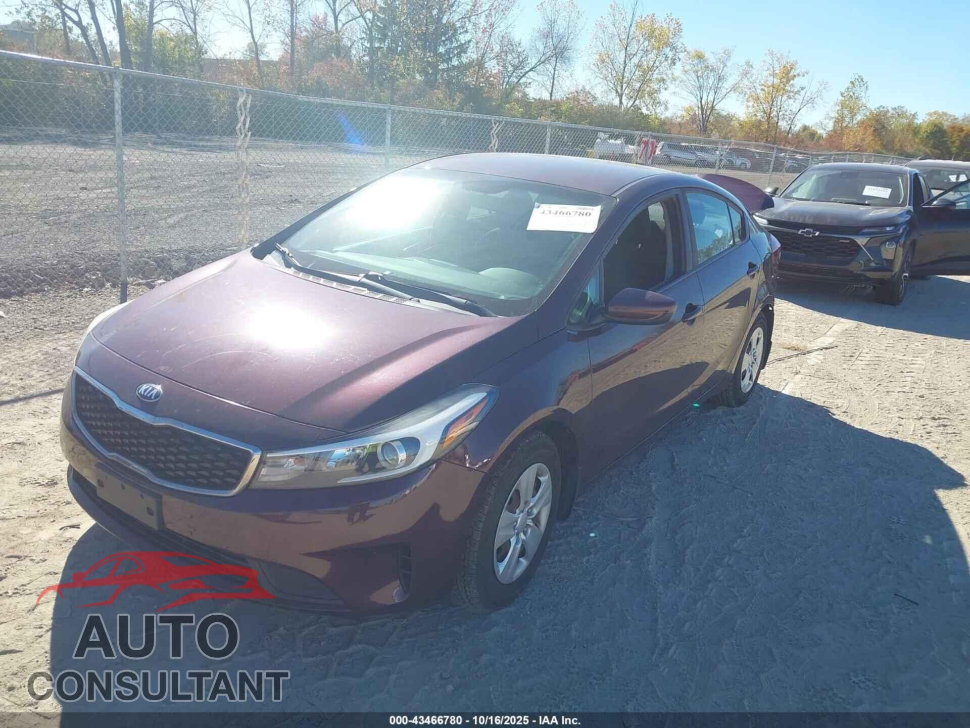 KIA FORTE 2017 - 3KPFK4A7XHE135366