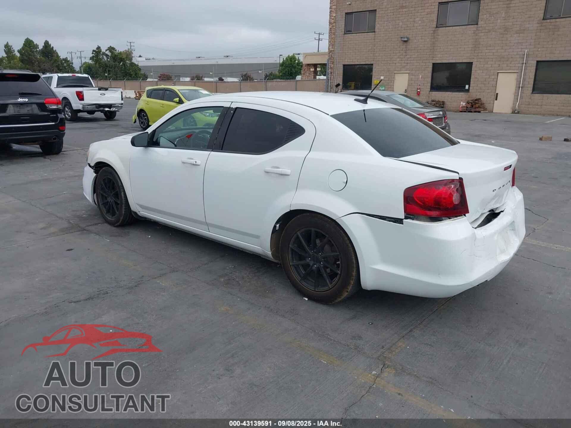 DODGE AVENGER 2013 - 1C3CDZAB2DN646031