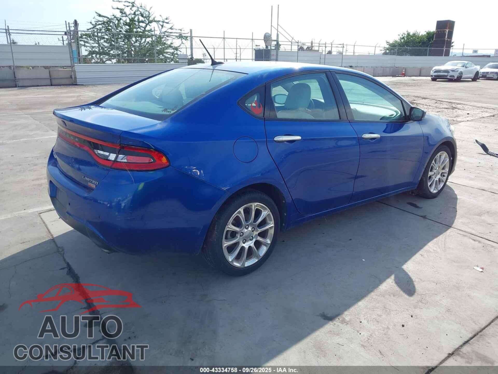 DODGE DART 2013 - 1C3CDFCHXDD136371