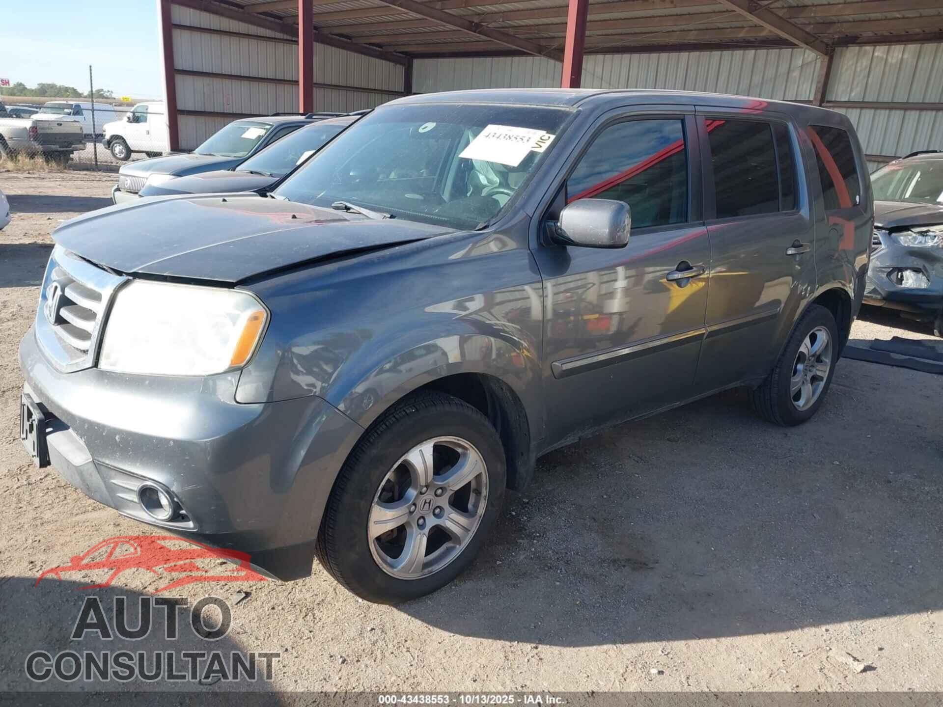 HONDA PILOT 2012 - 5FNYF4H46CB053825