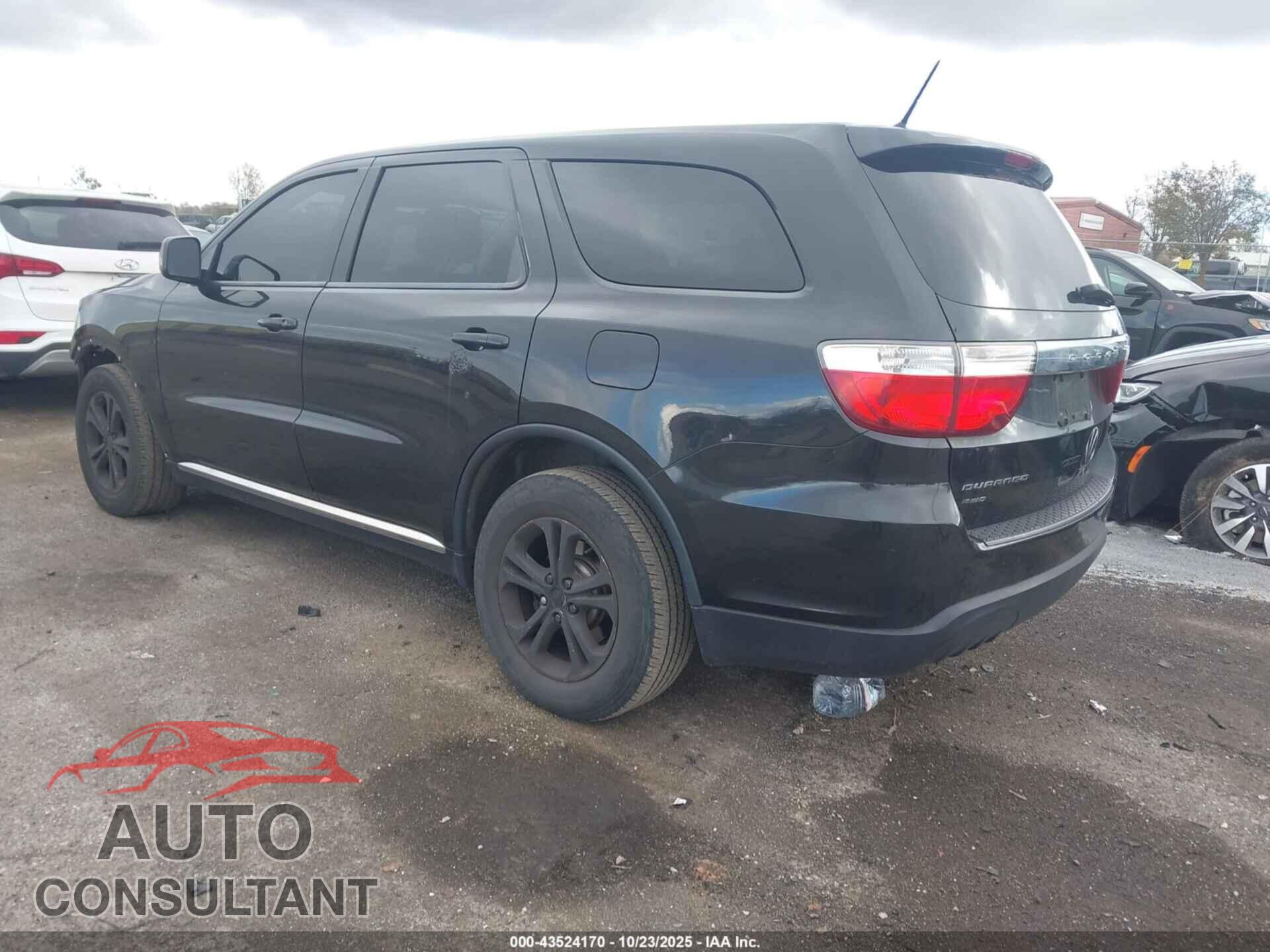 DODGE DURANGO 2013 - 1C4RDJAG3DC598313