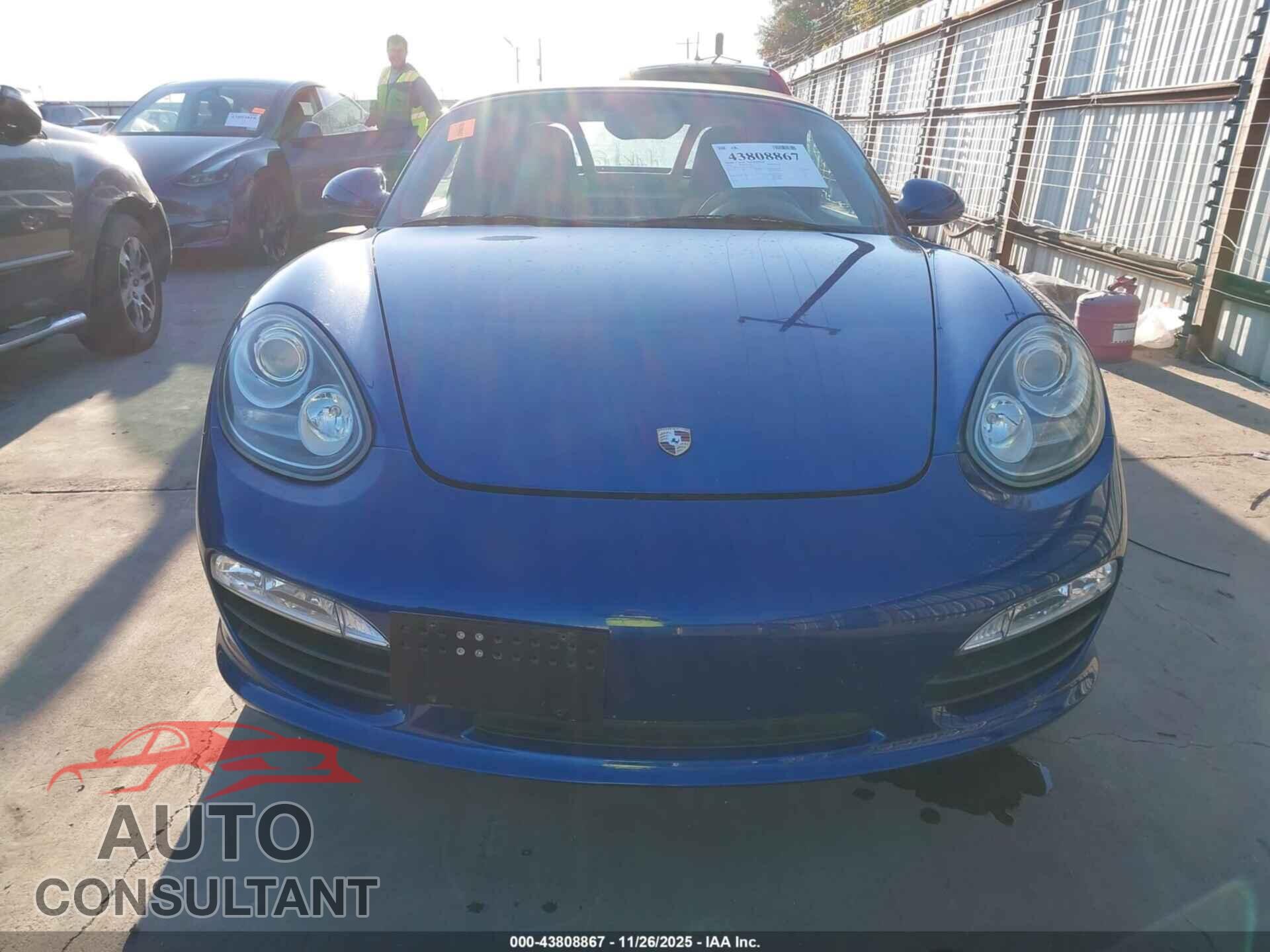 PORSCHE BOXSTER 2011 - WP0CB2A84BS730153