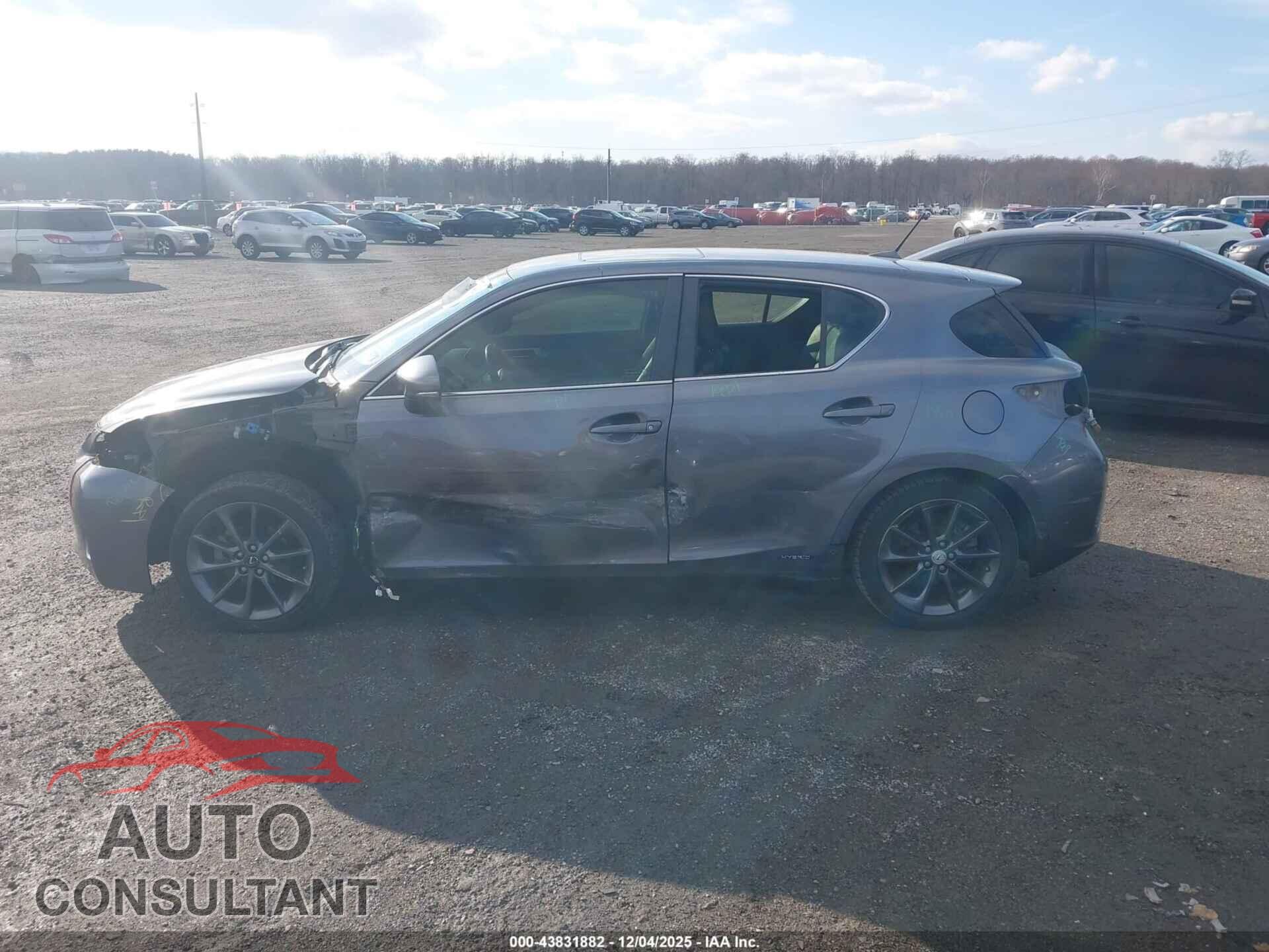 LEXUS CT 200H 2013 - JTHKD5BH7D2126197