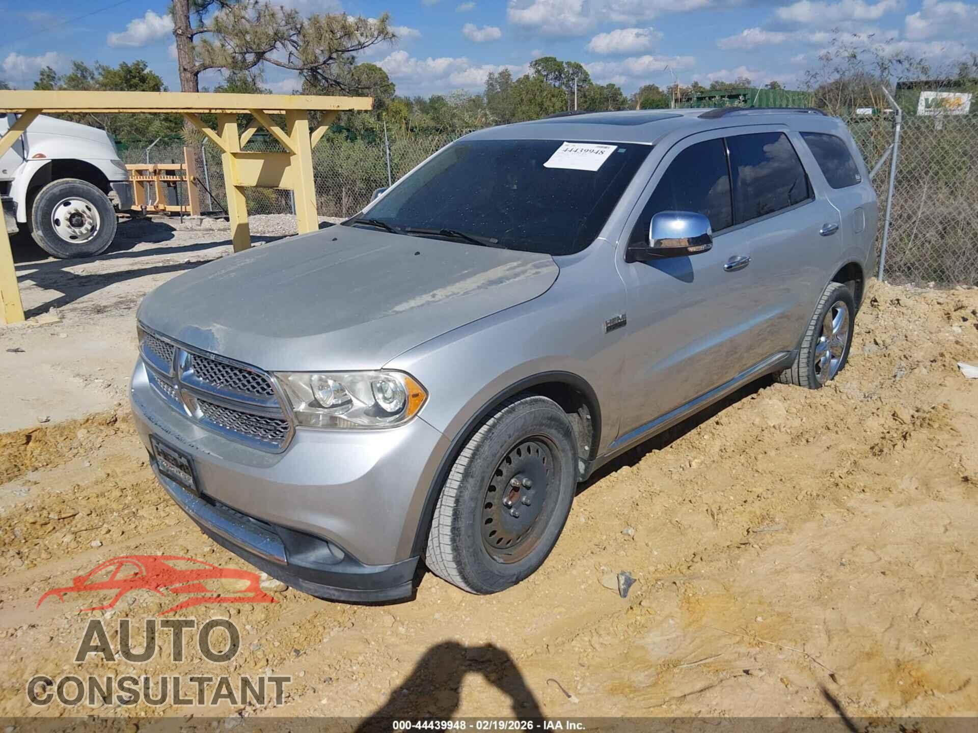 DODGE DURANGO 2011 - 1D4SD5GTXBC682013