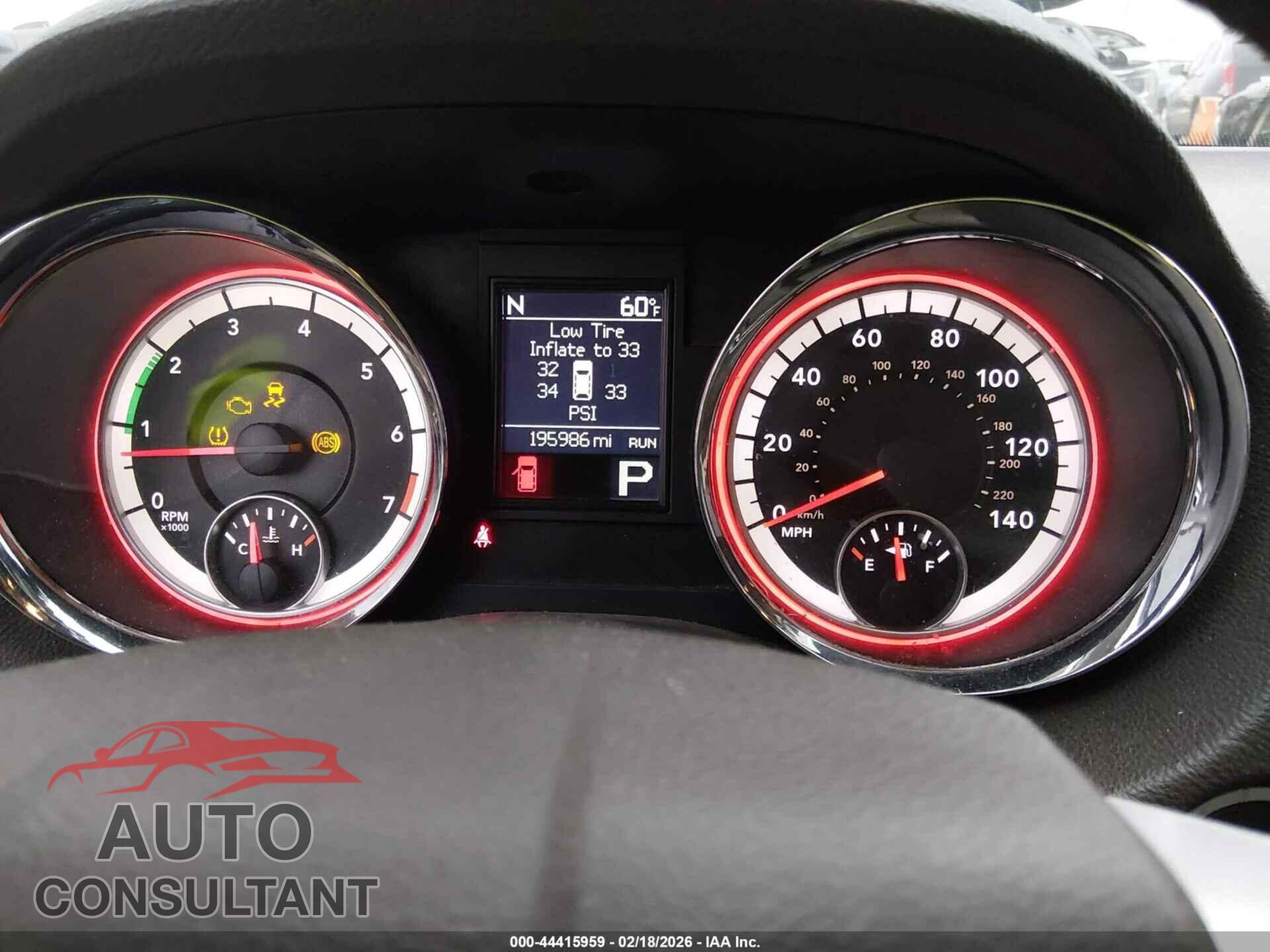 DODGE DURANGO 2013 - 1C4RDJDG6DC664476