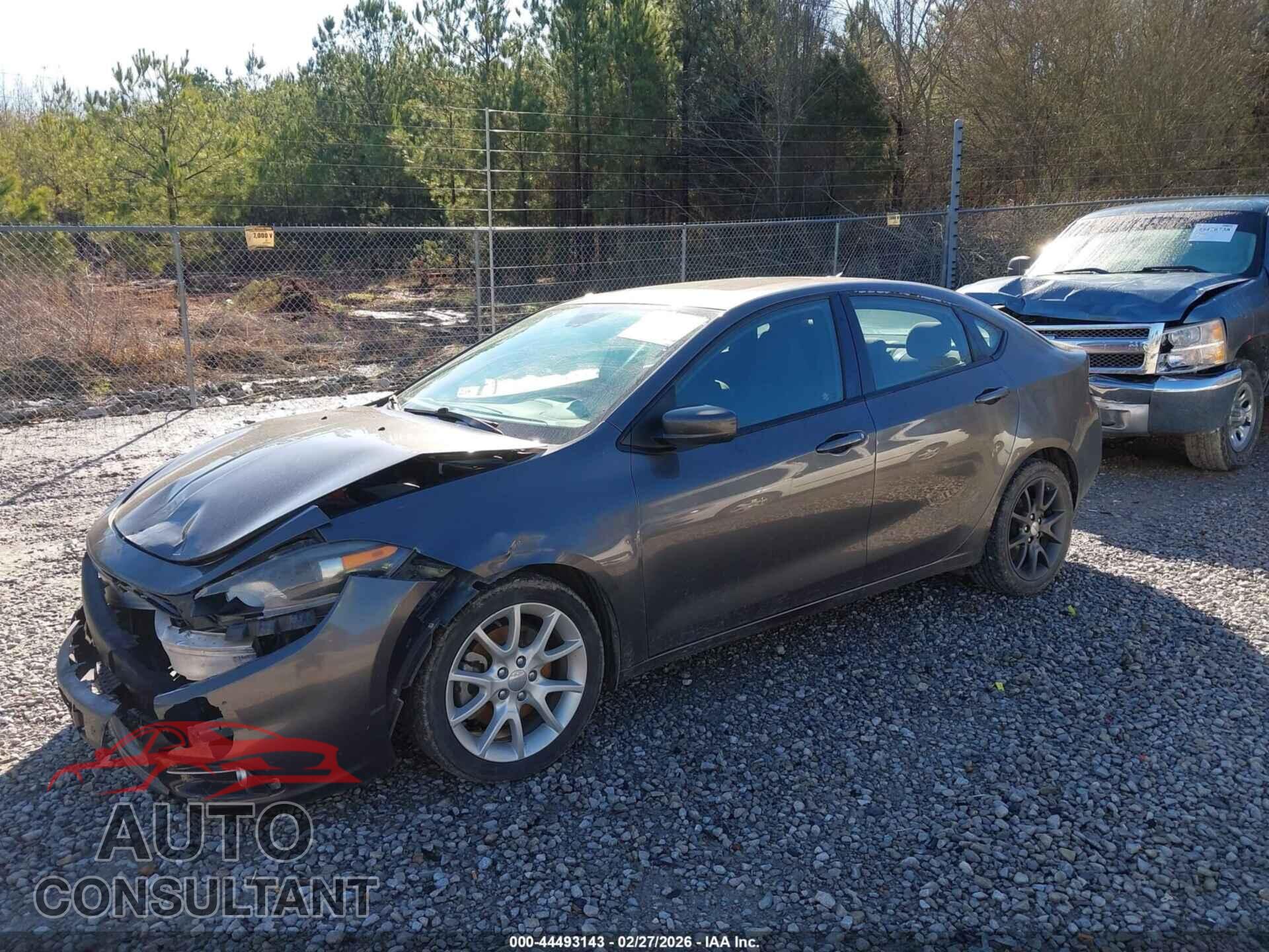 DODGE DART 2015 - 1C3CDFBB5FD302103