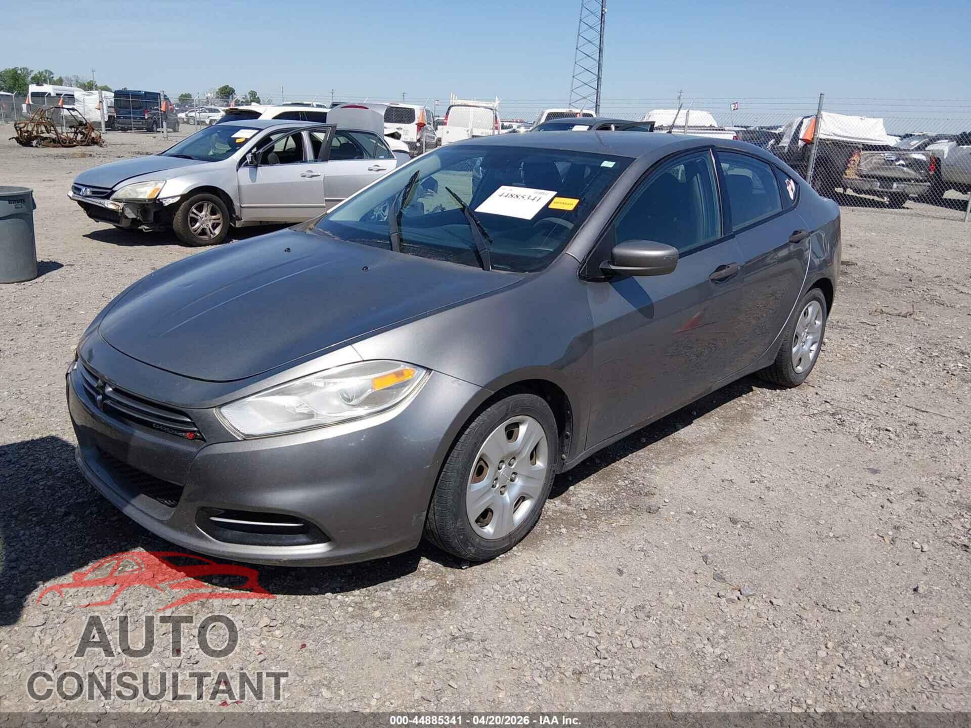 DODGE DART 2013 - 1C3CDFAA0DD197752