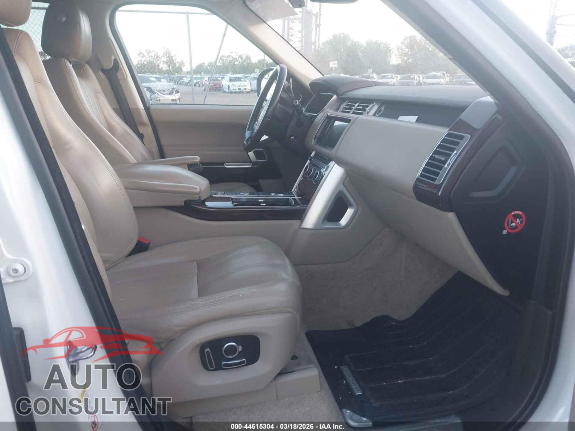 LAND ROVER RANGE ROVER 2016 - SALGS2PFXGA309048