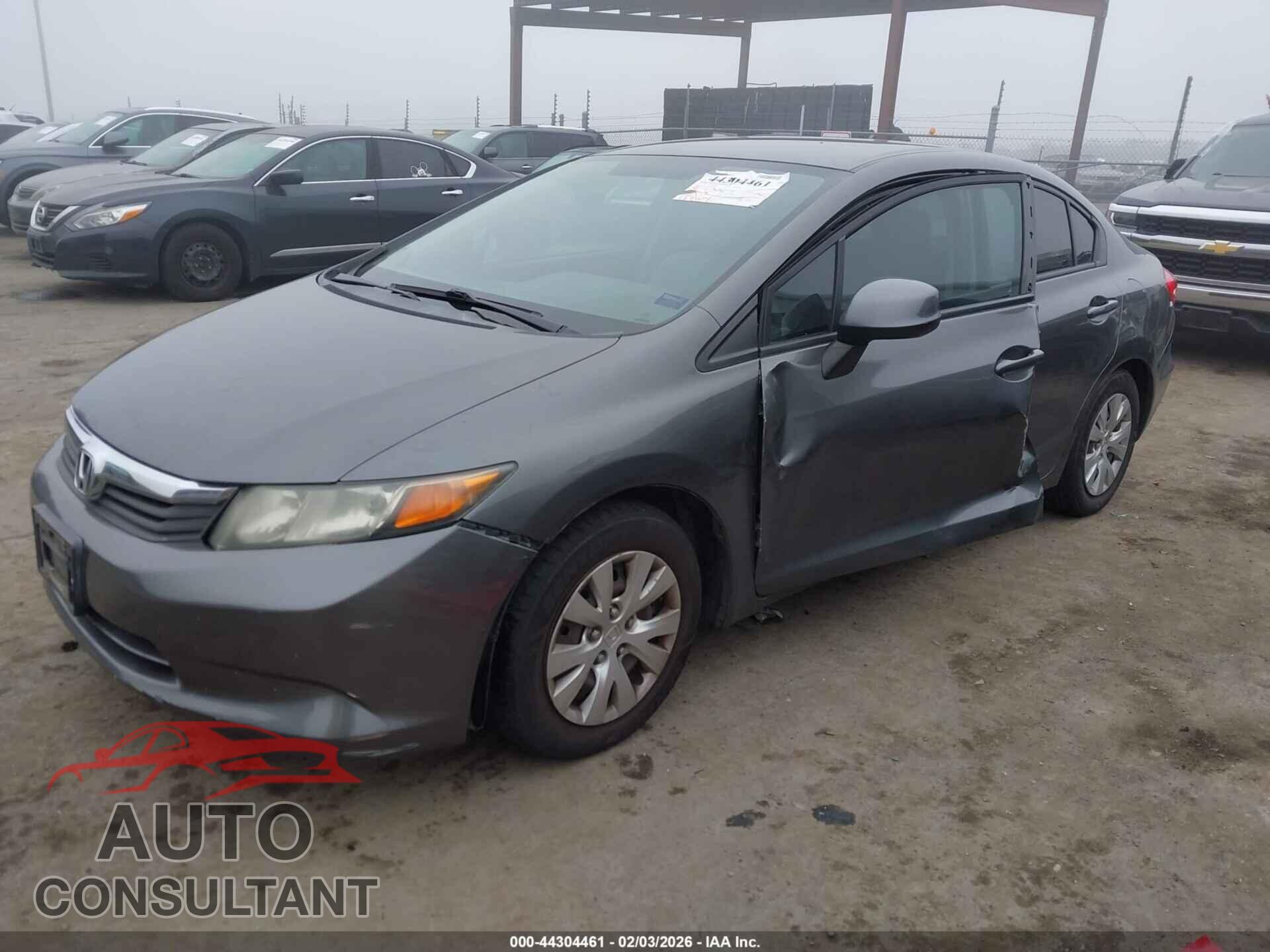 HONDA CIVIC 2012 - 2HGFB2F59CH563861