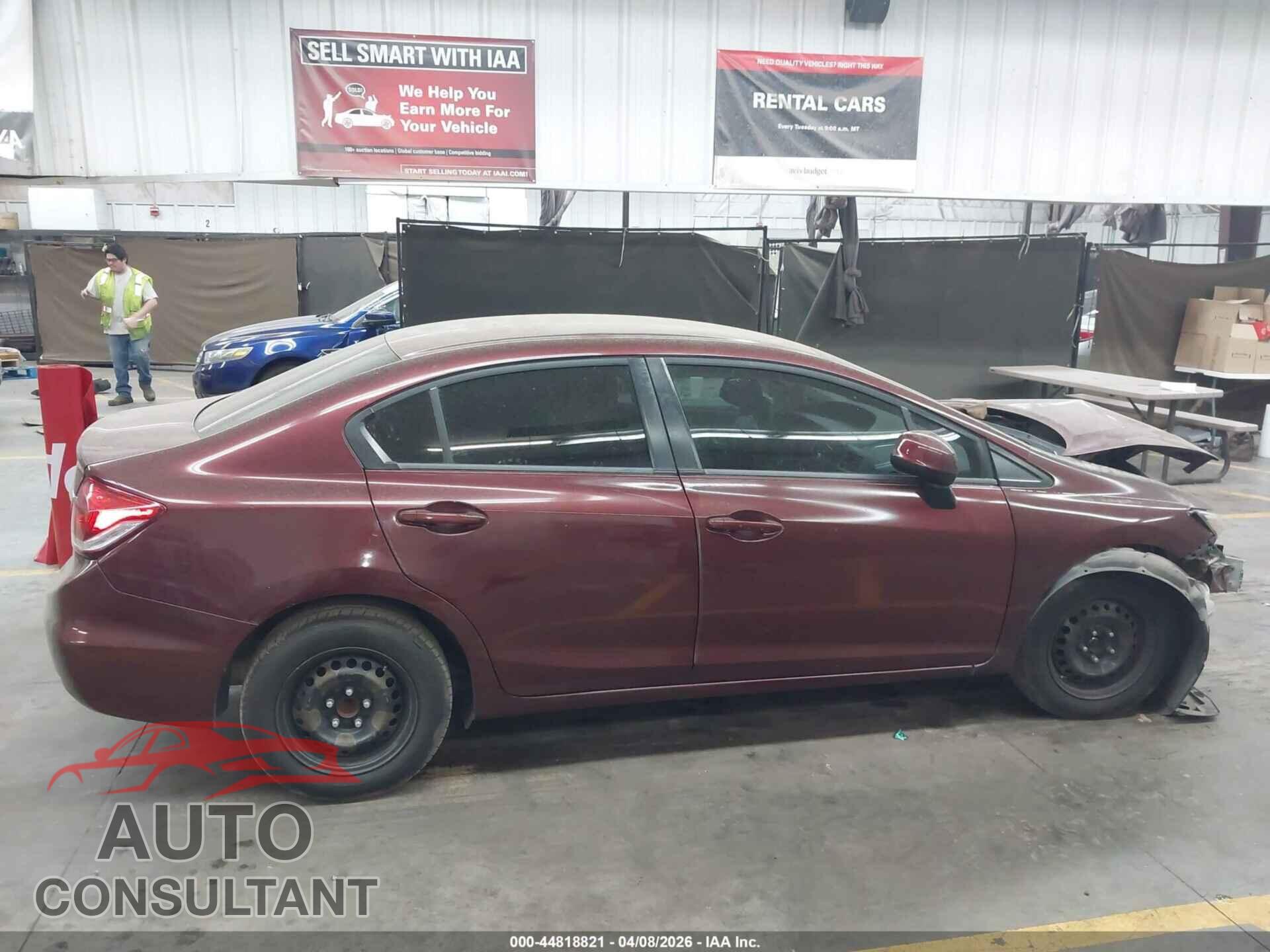 HONDA CIVIC 2013 - 19XFB2F57DE248570
