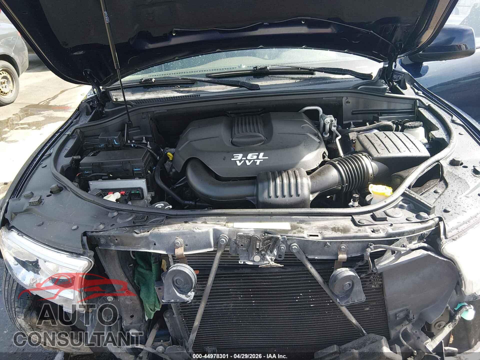 DODGE DURANGO 2012 - 1C4RDJAG0CC212834