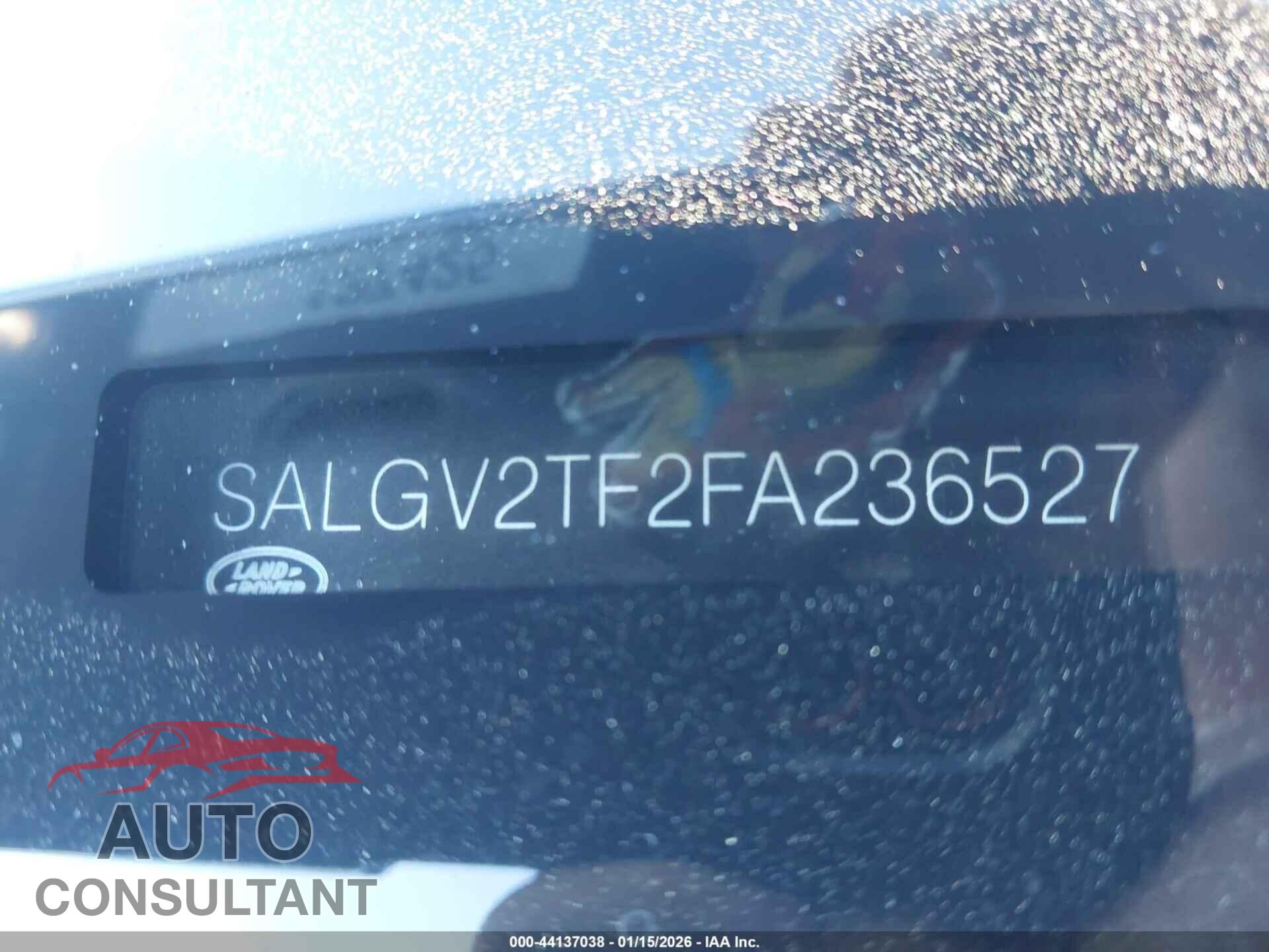 LAND ROVER RANGE ROVER 2015 - SALGV2TF2FA236527